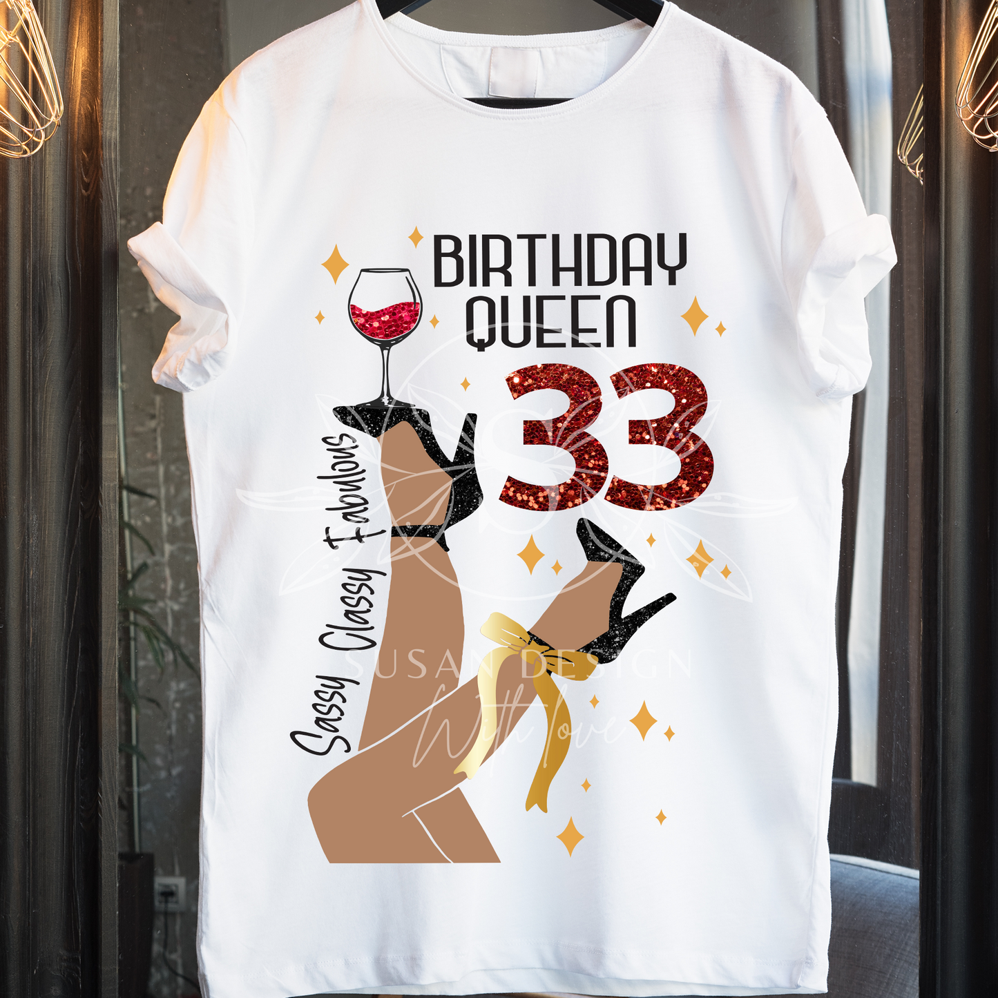 33 Birthday Queen SVG