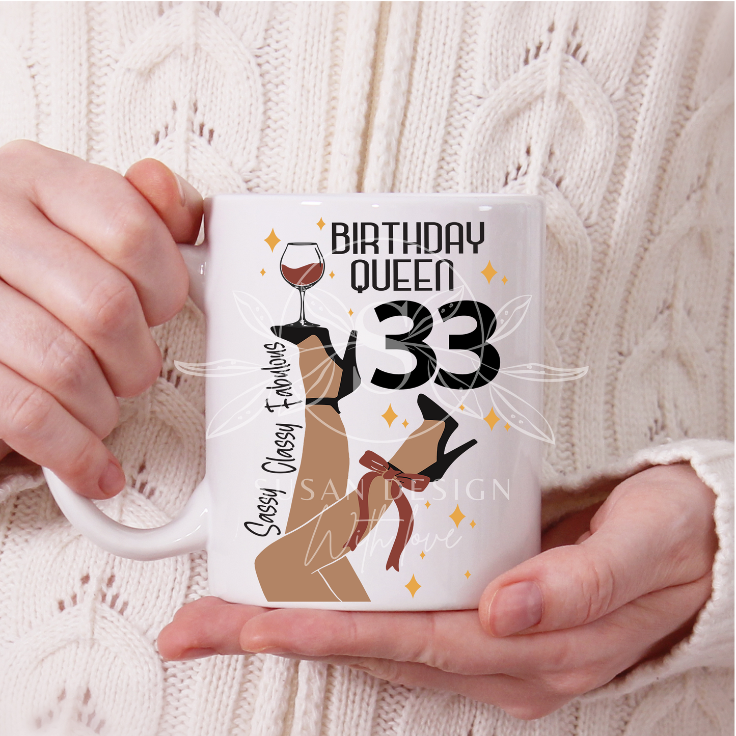 33 Birthday Queen SVG