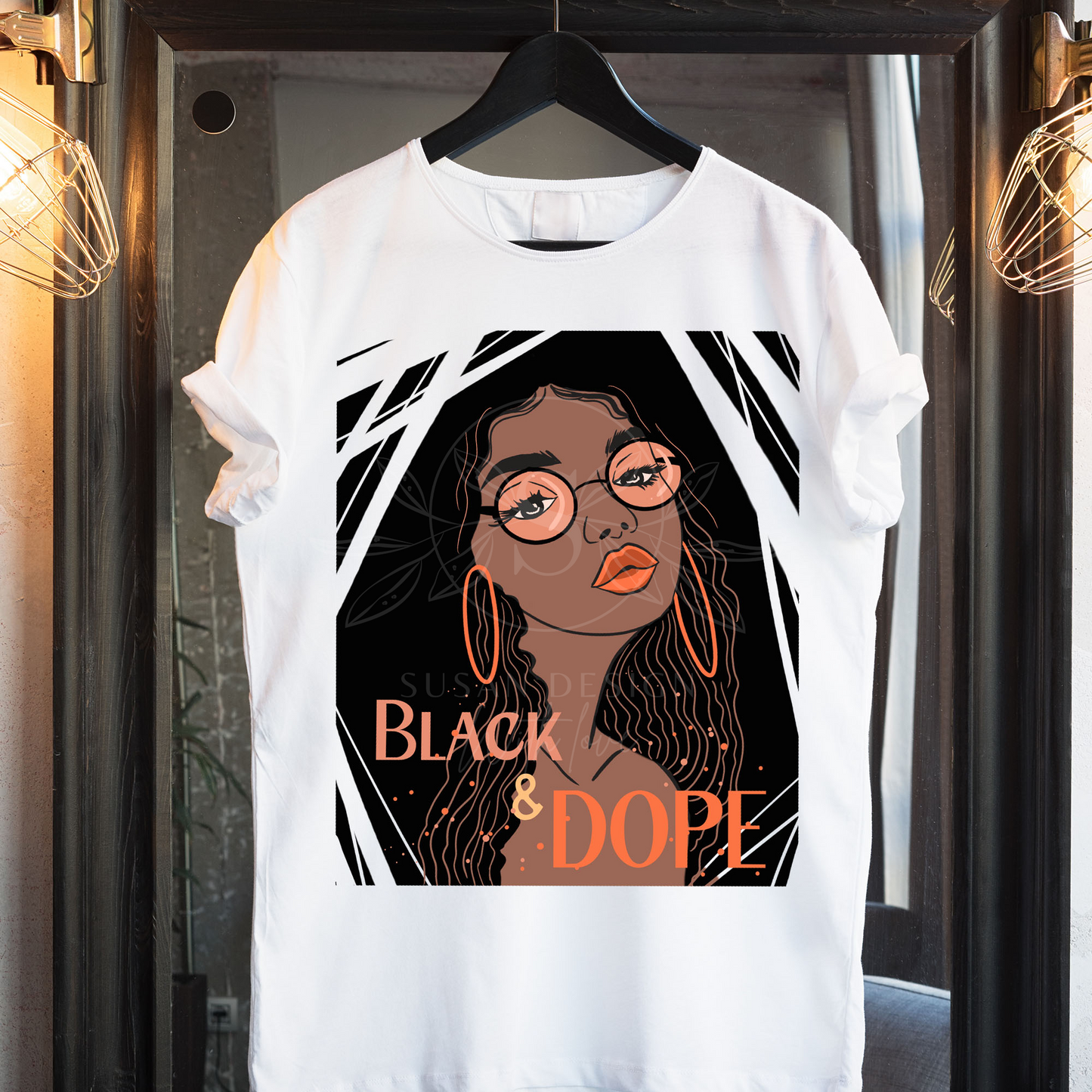 Black and Dope, Black woman, PNG Sublimation