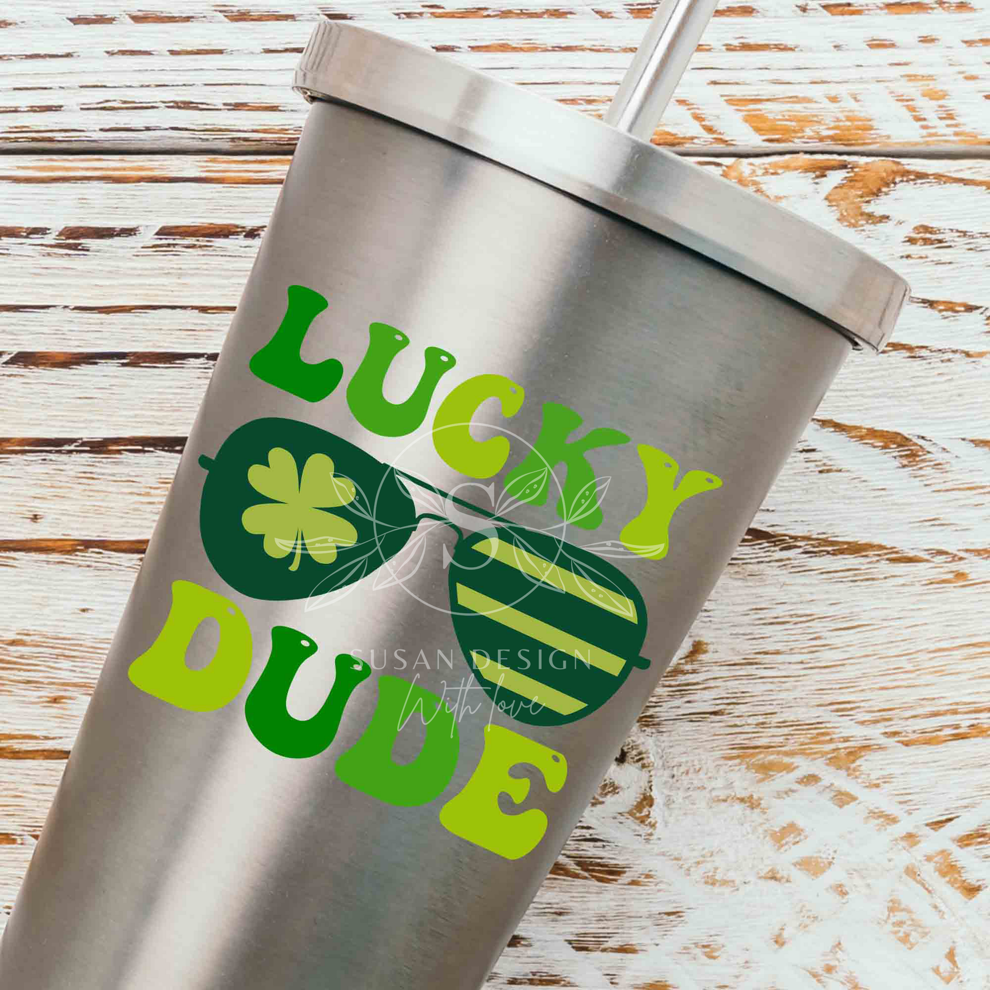 Lucky Dude Sunglasses SVG, St. Patrick Design