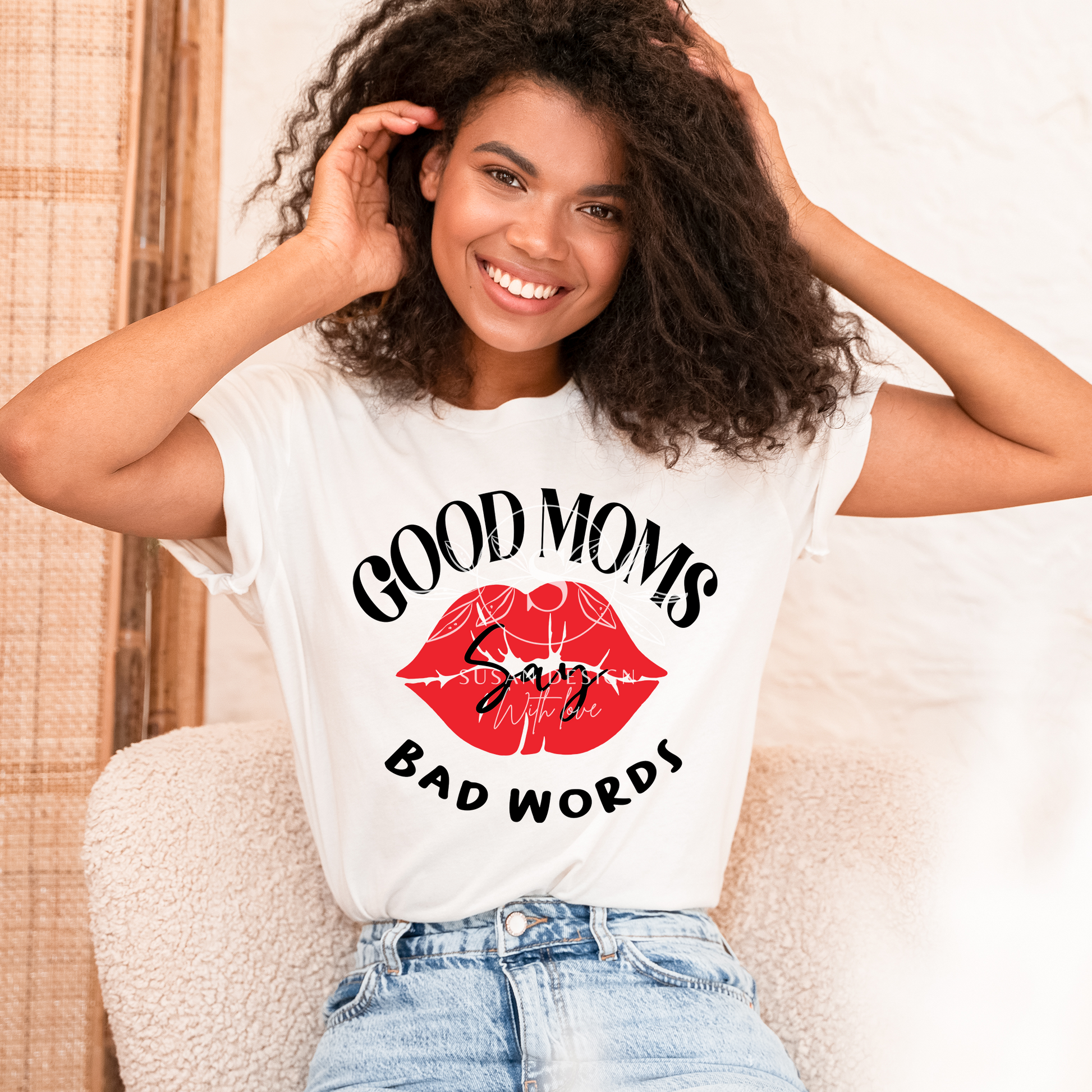 Good Moms Say Bad Words SVG, Funny mom life