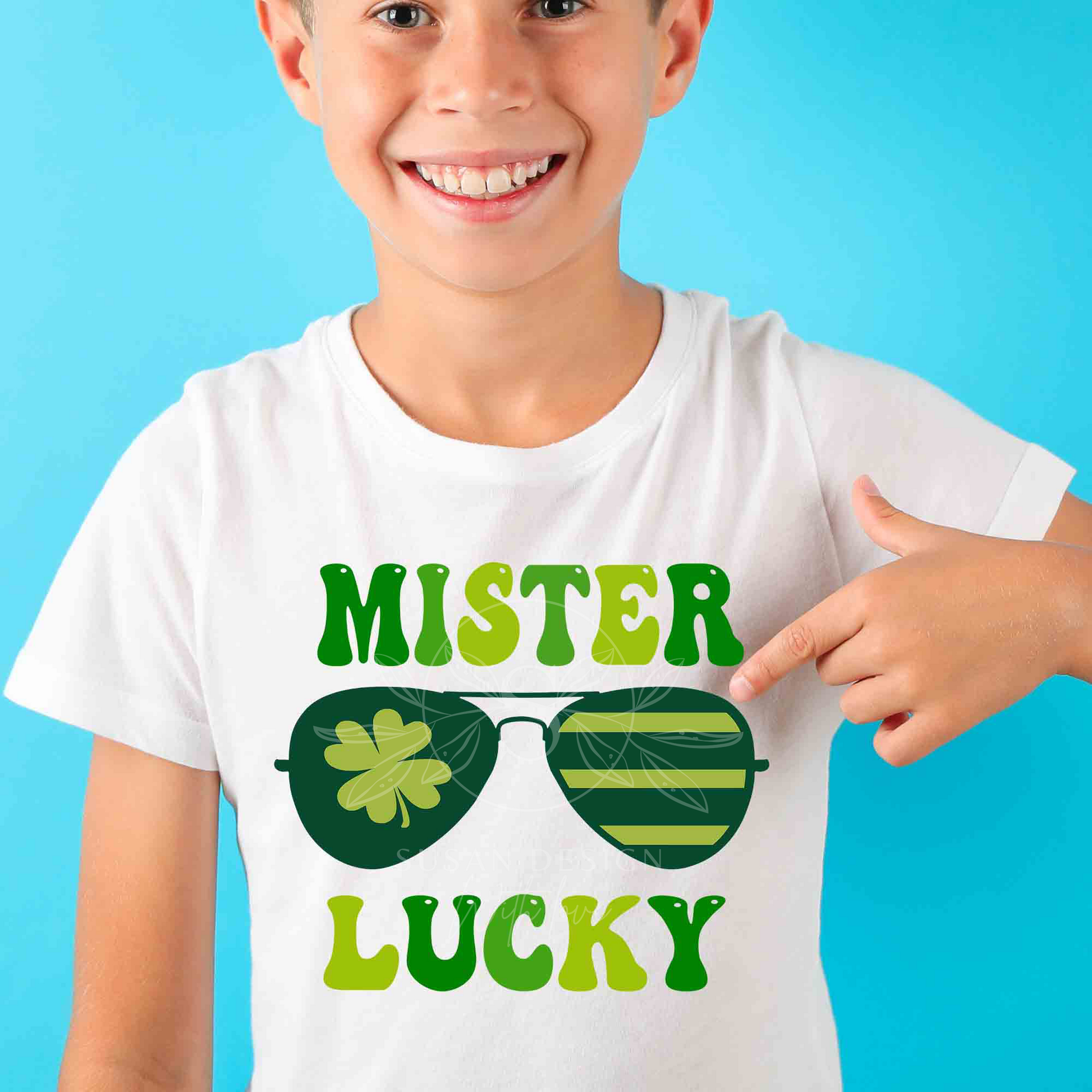 Mister Lucky Sunglasses SVG, St. Patrick Design