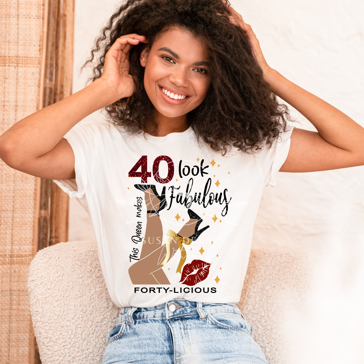 Forty-licious, 40th Birthday SVG