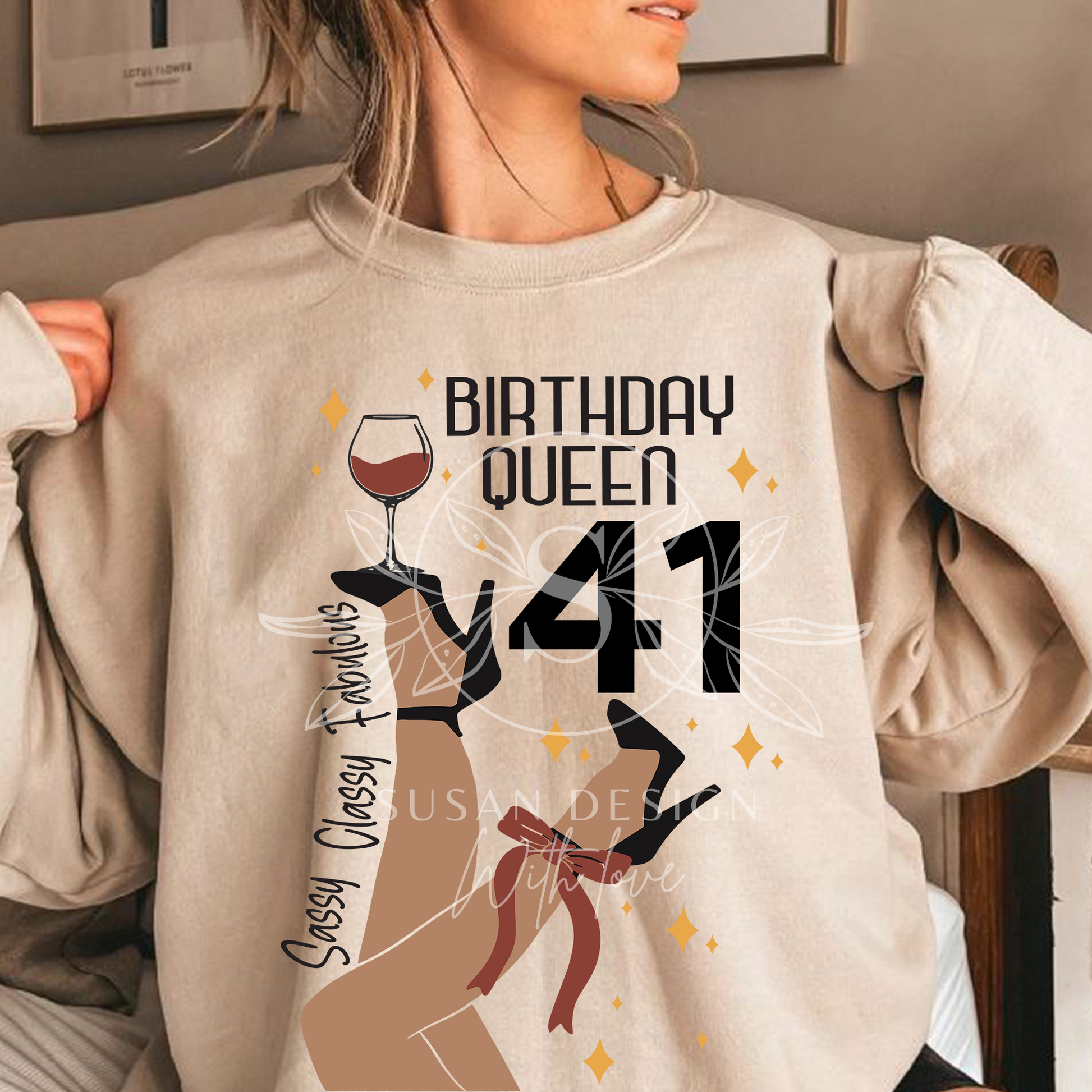 41 Birthday Queen SVG