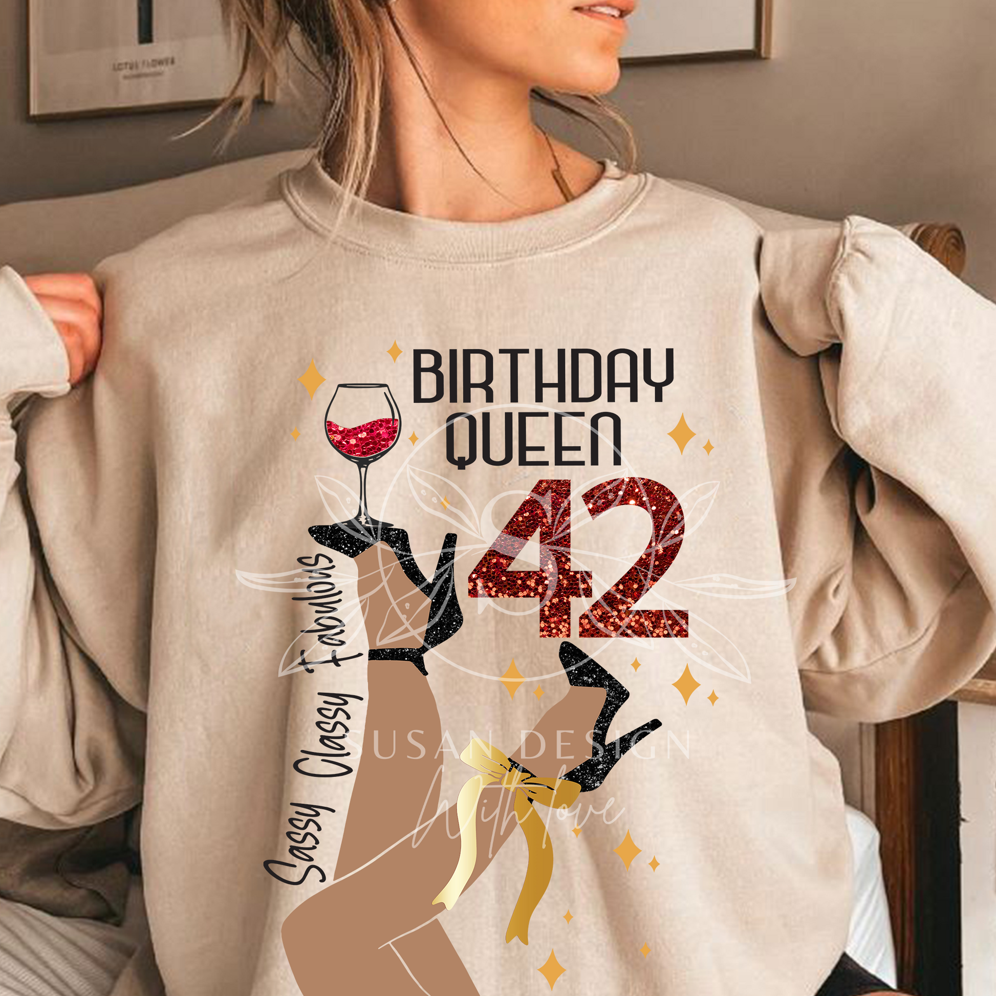 42 Birthday Queen SVG