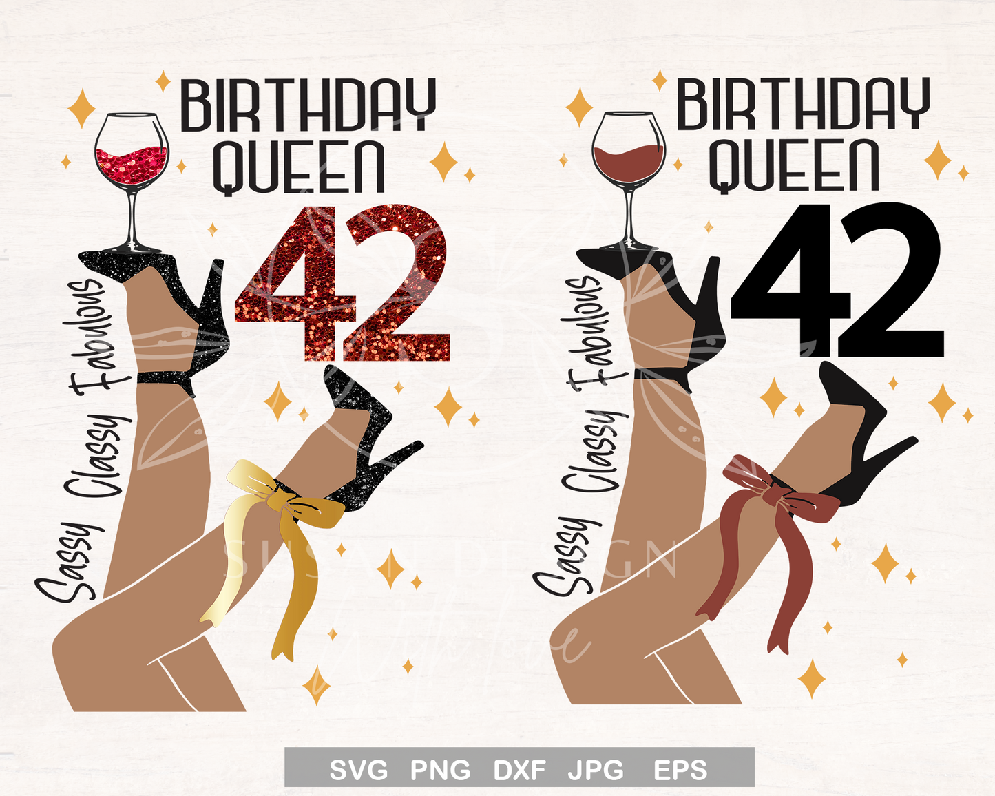 42 Birthday Queen SVG