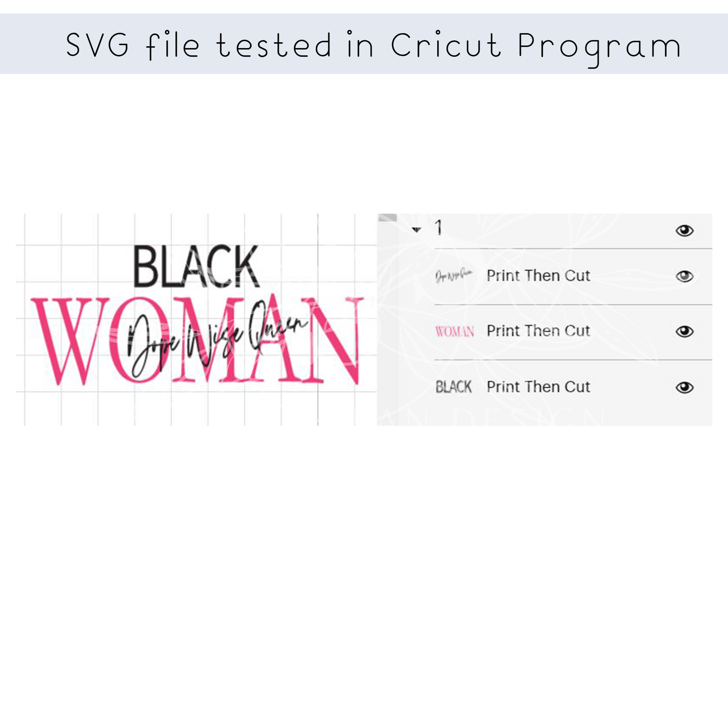 Black Woman, Dope Wise Queen SVG shirt design files for Cricut