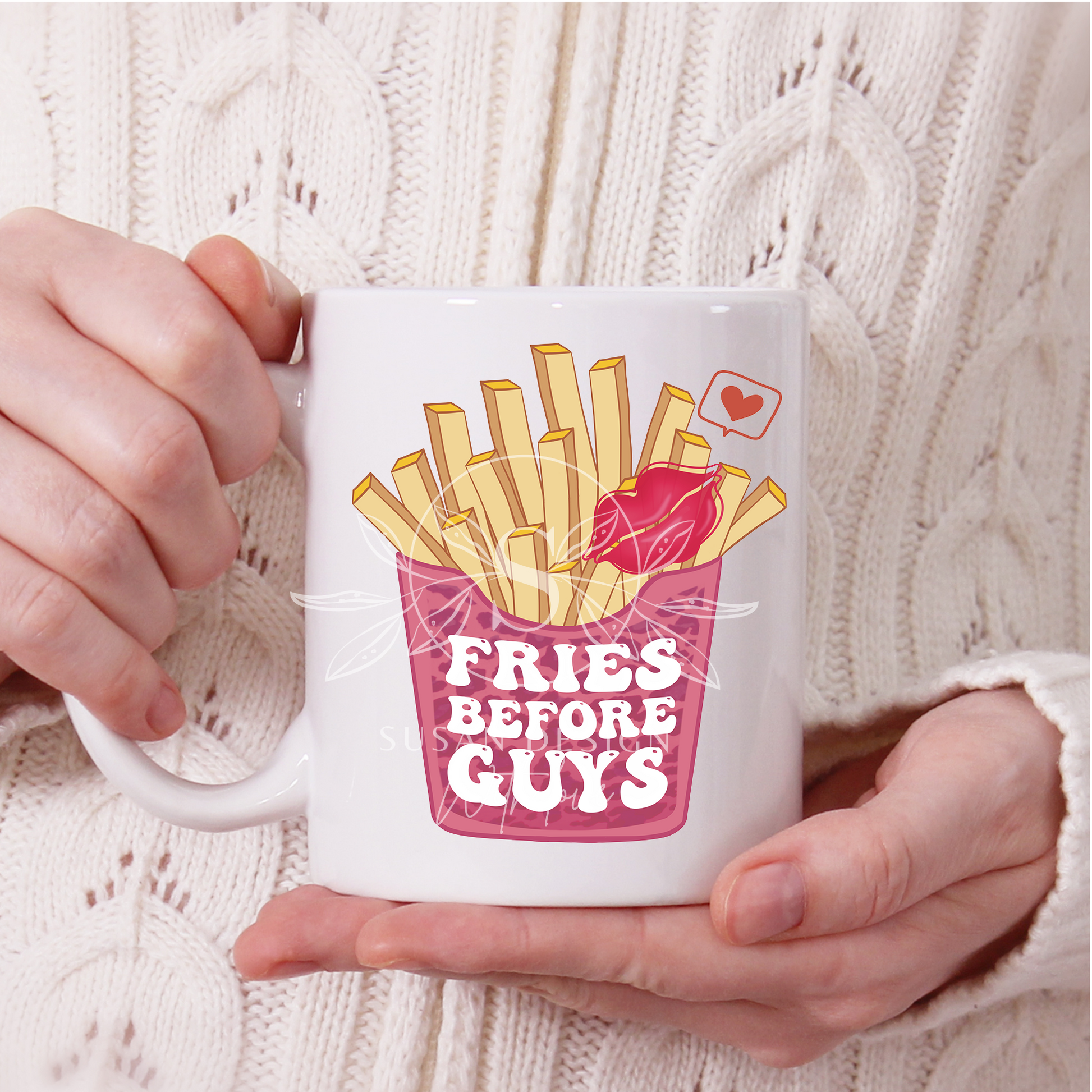 Fries before Guys PNG Sublimation, Valentines Day