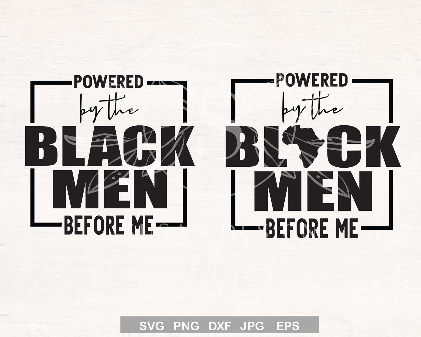 Powered By Black Men Before Me SVG, Blacknificent