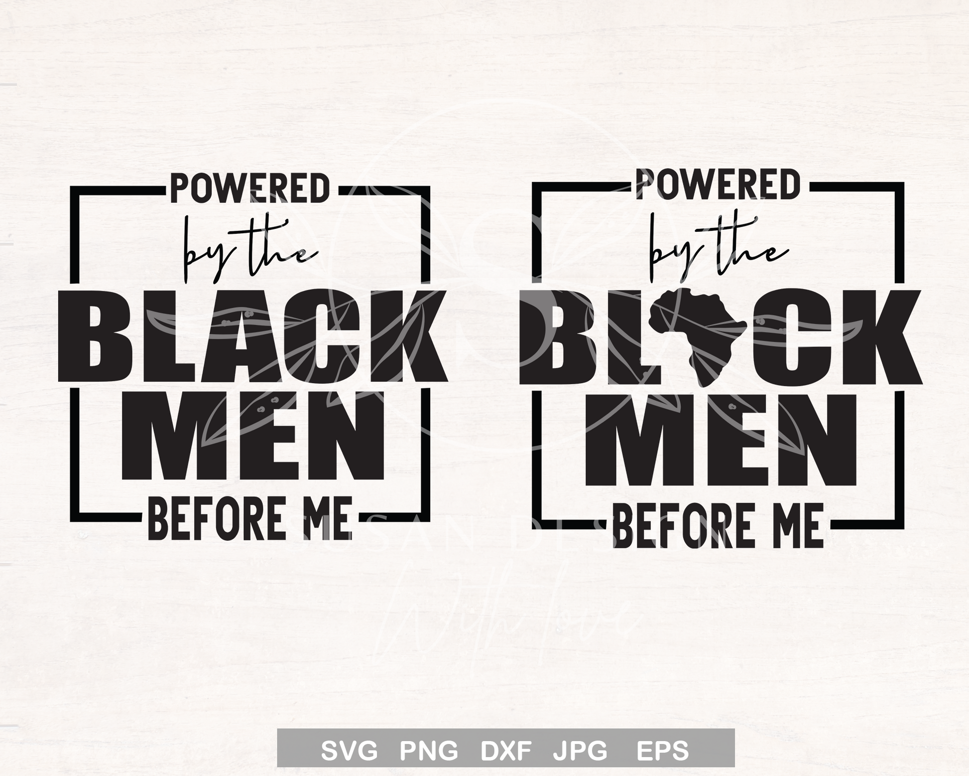 Powered By Black Men Before Me SVG, Blacknificent