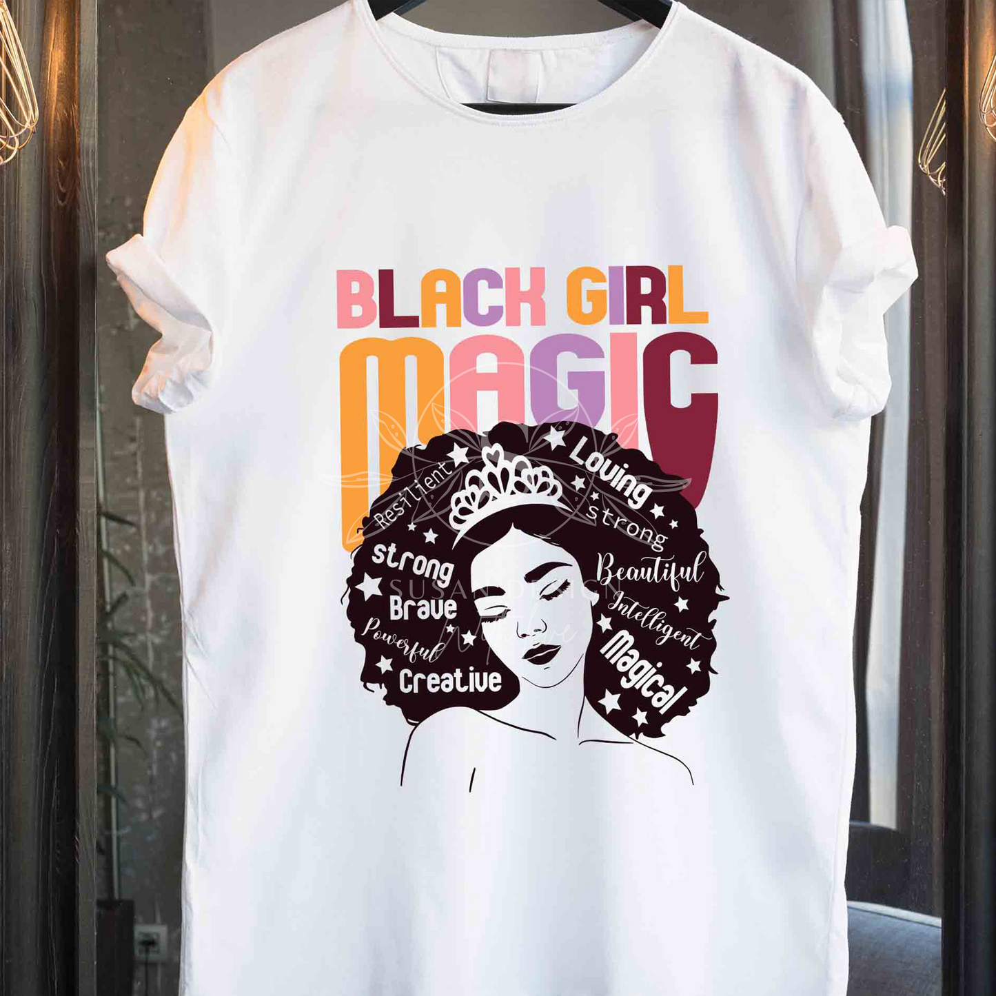 Black Girl Magic SVG Bundle file for Cricut shirt design