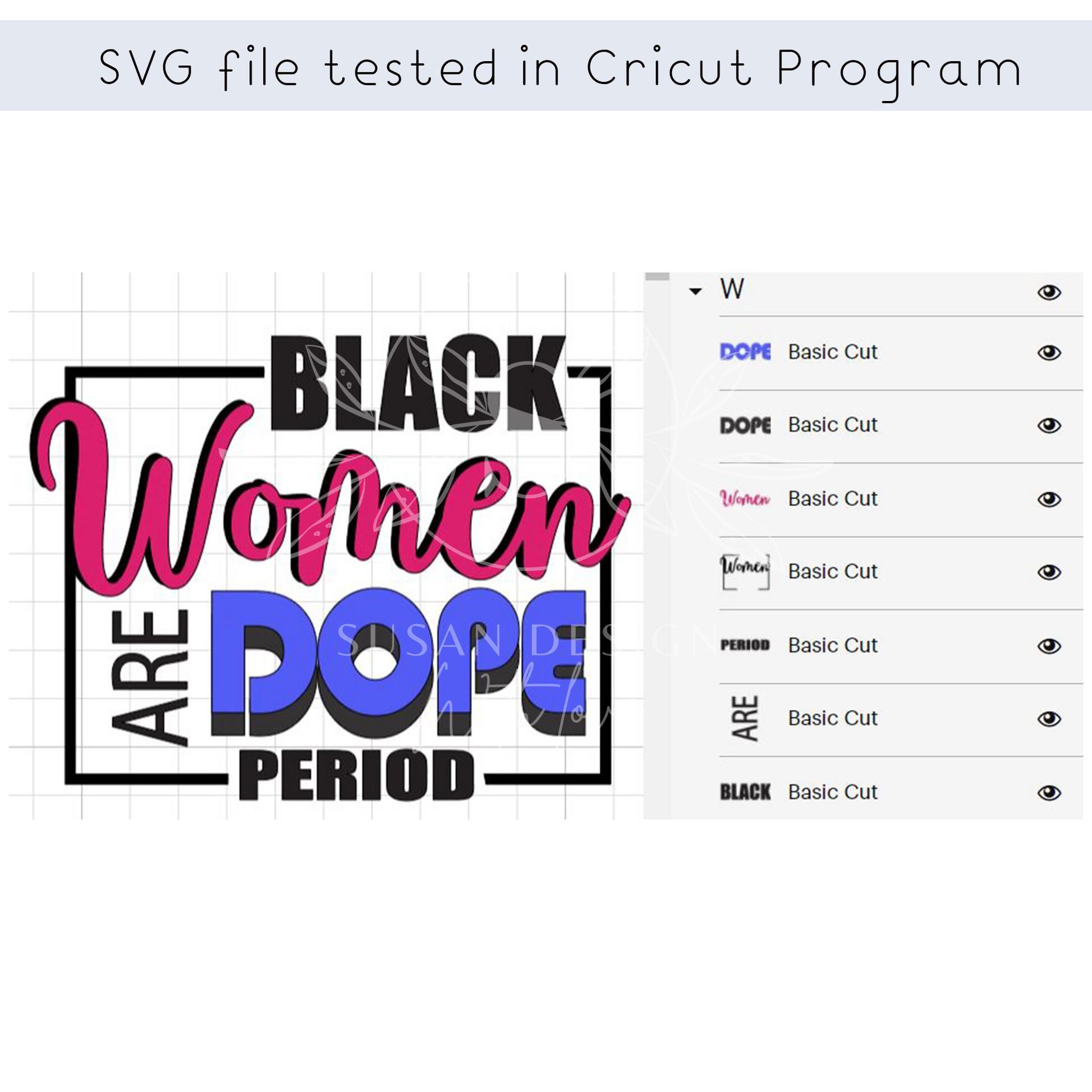 Dope Black woman SVG file for Cricut shirt design