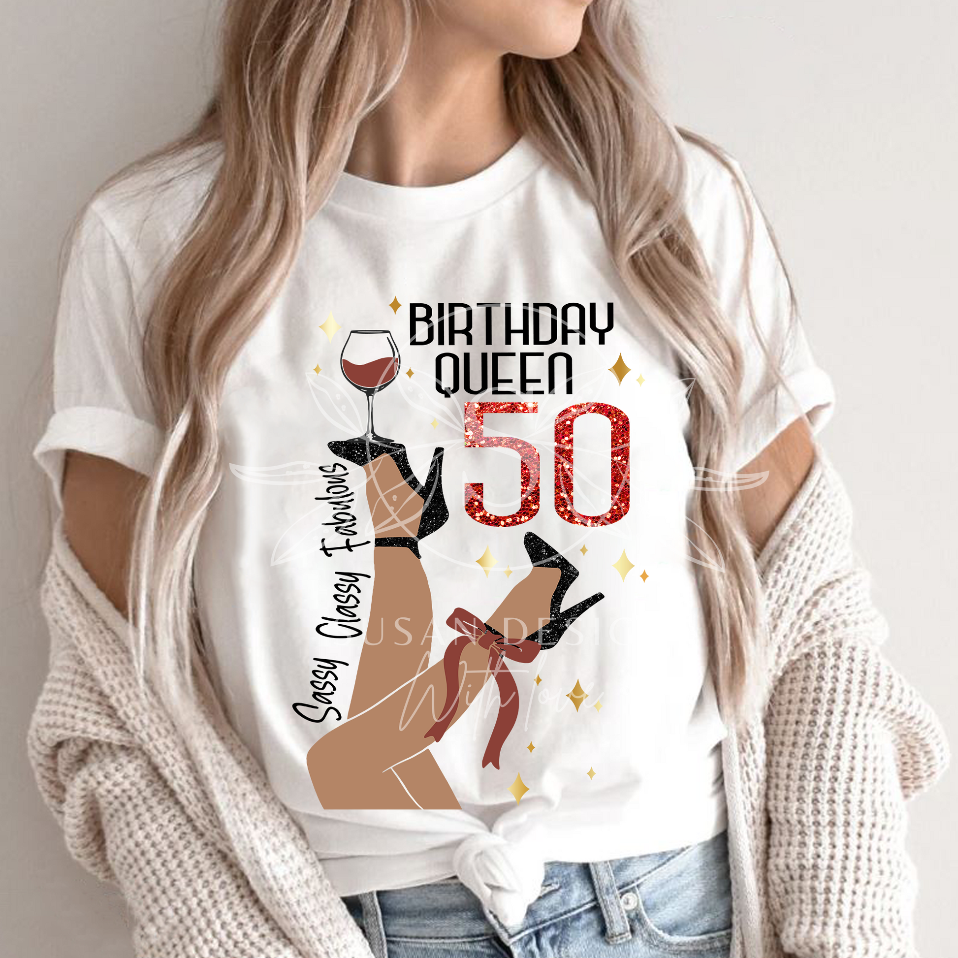 50 Birthday Queen SVG