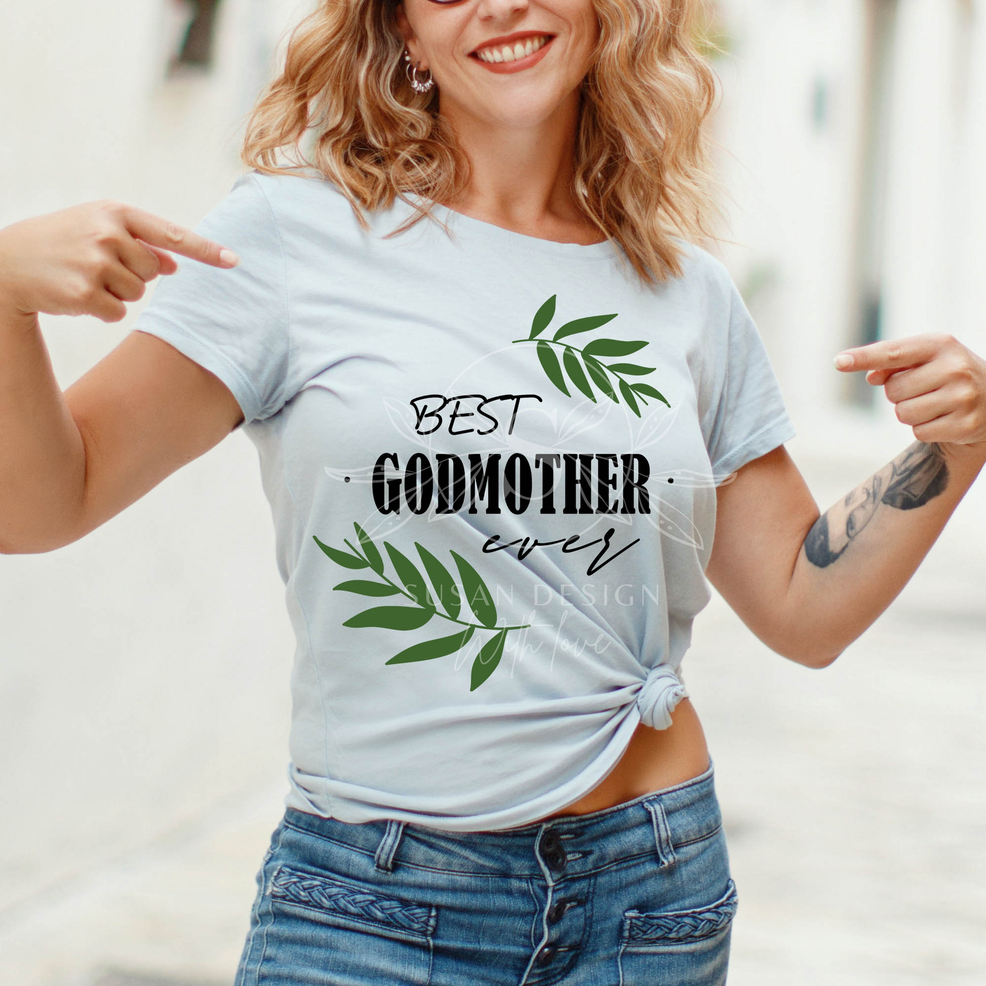 The Best Godfather Godmother SVG