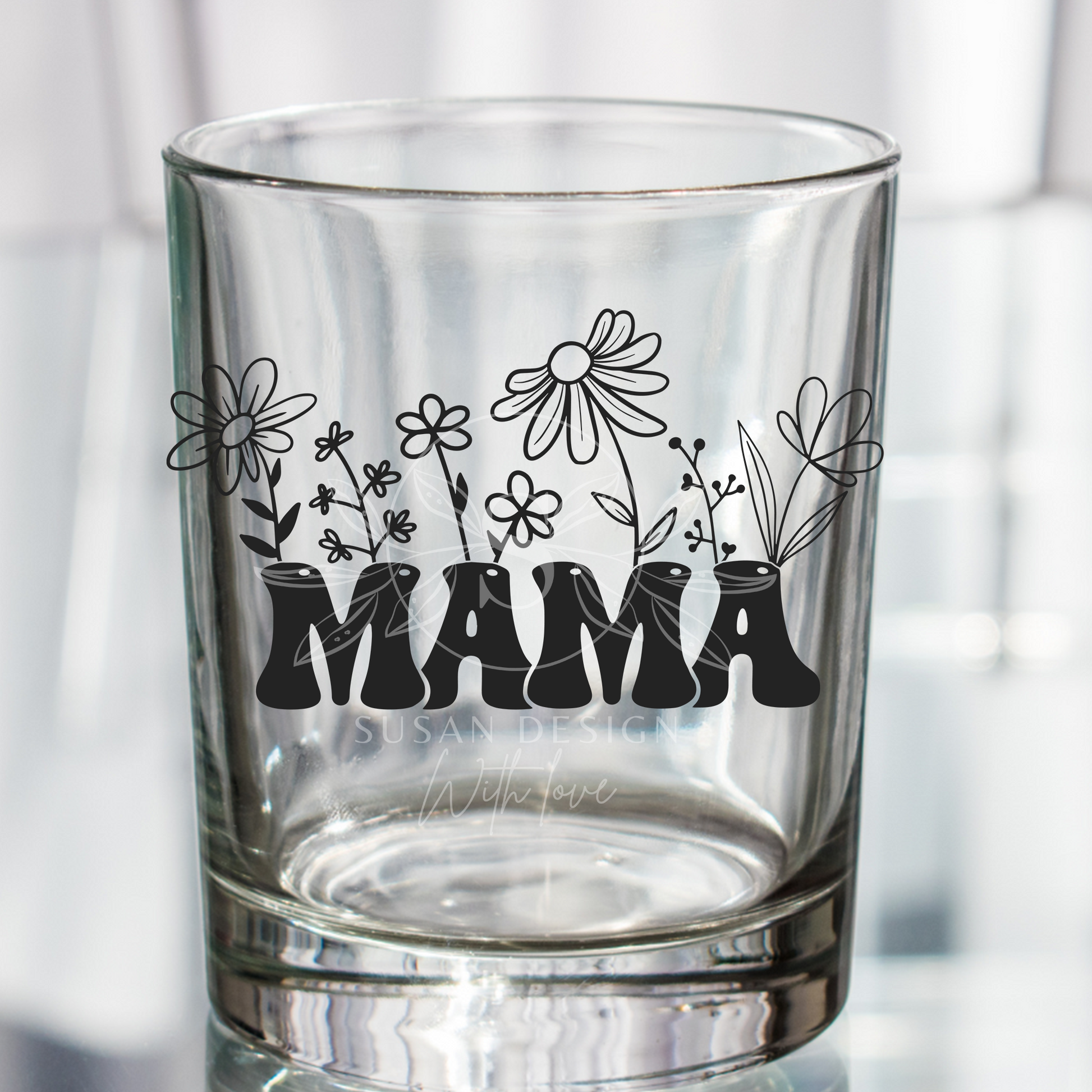 Mama Flowers Floral Svg