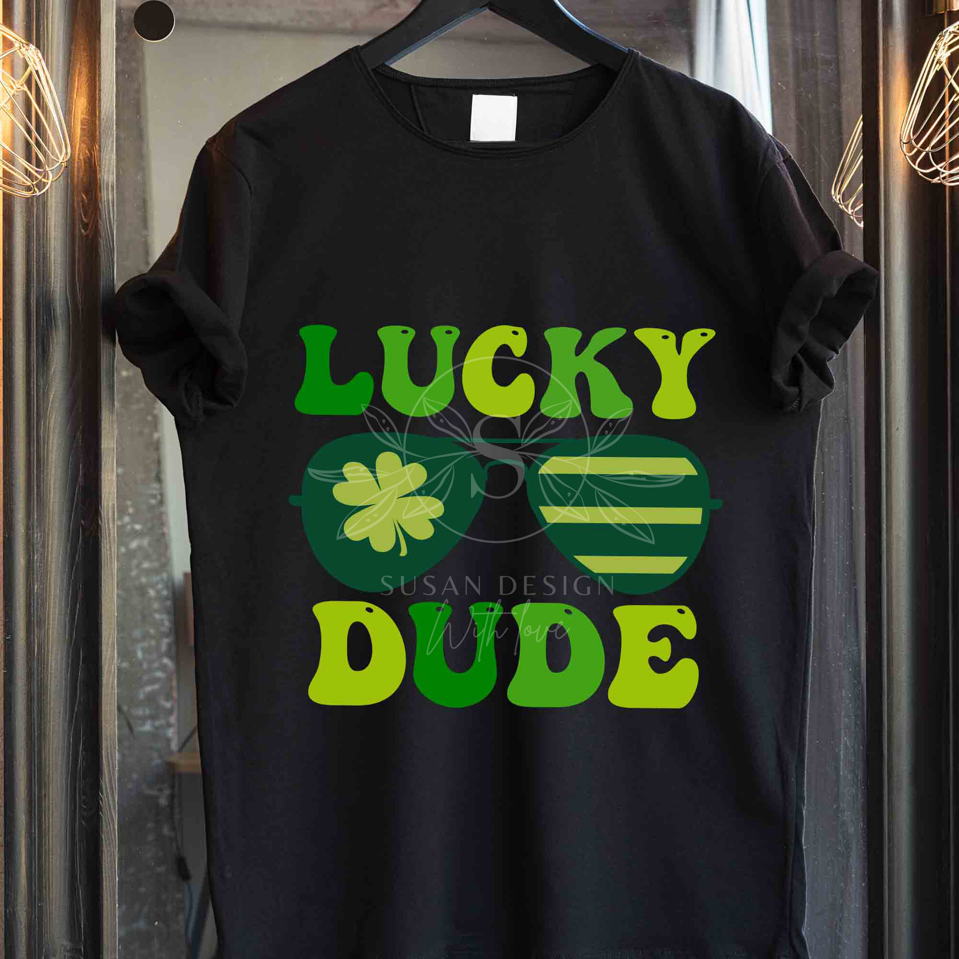 Lucky Dude Sunglasses SVG, St. Patrick Design