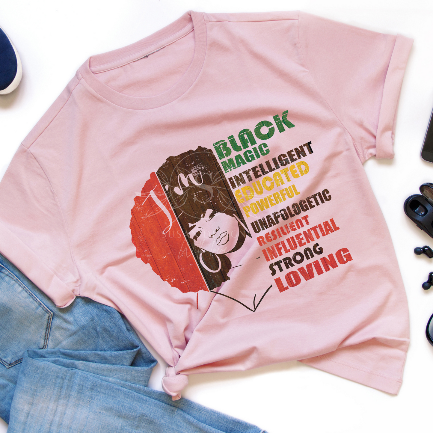 Black Girl Magic, Black woman, PNG Sublimation