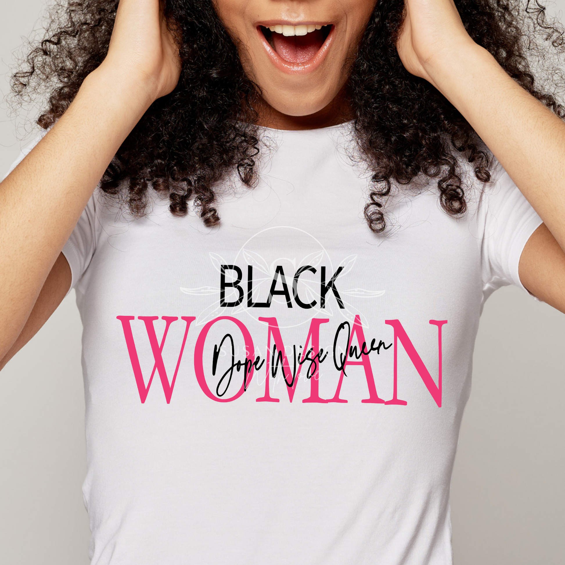 Black Woman, Dope Wise Queen SVG shirt design files for Cricut