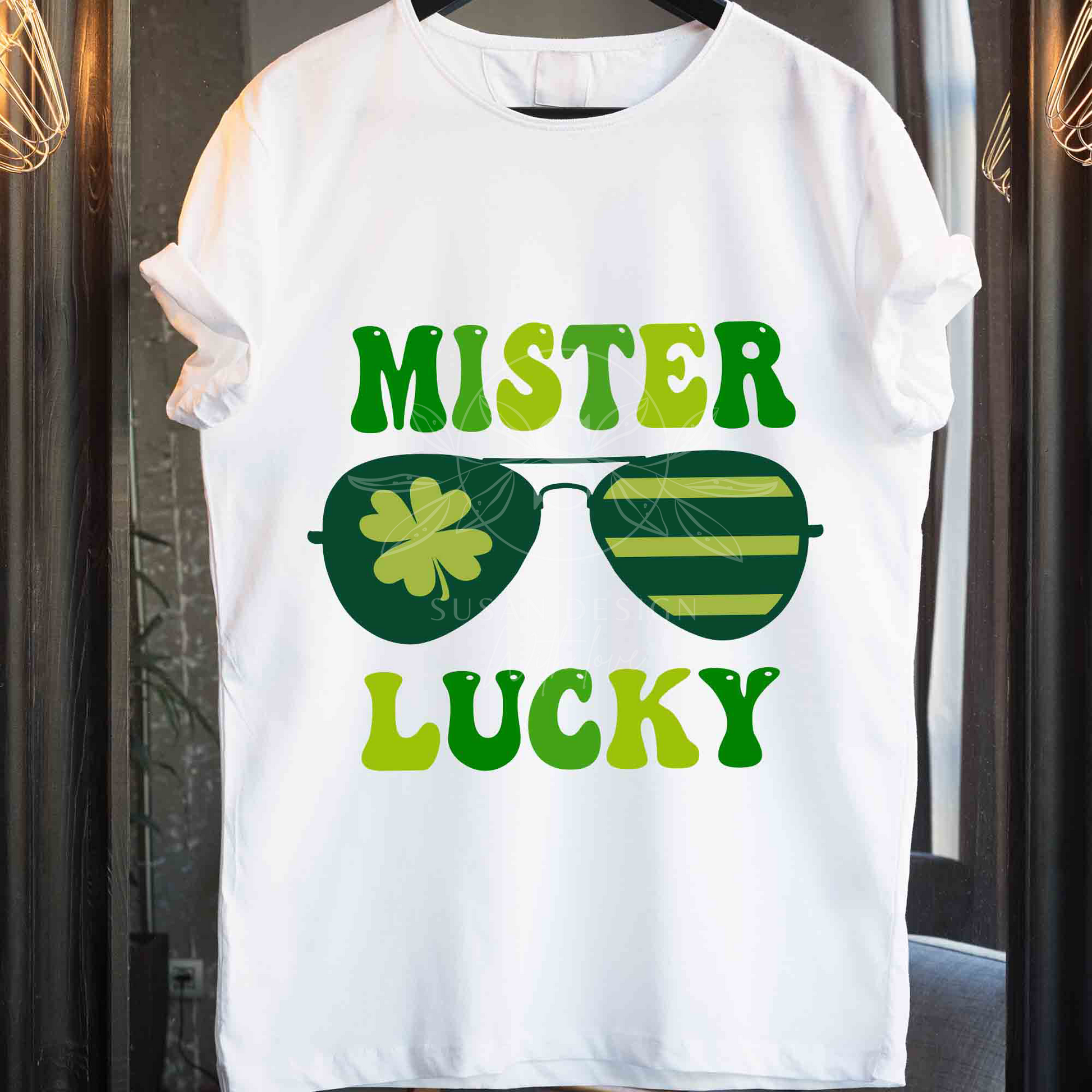 Mister Lucky Sunglasses SVG, St. Patrick Design