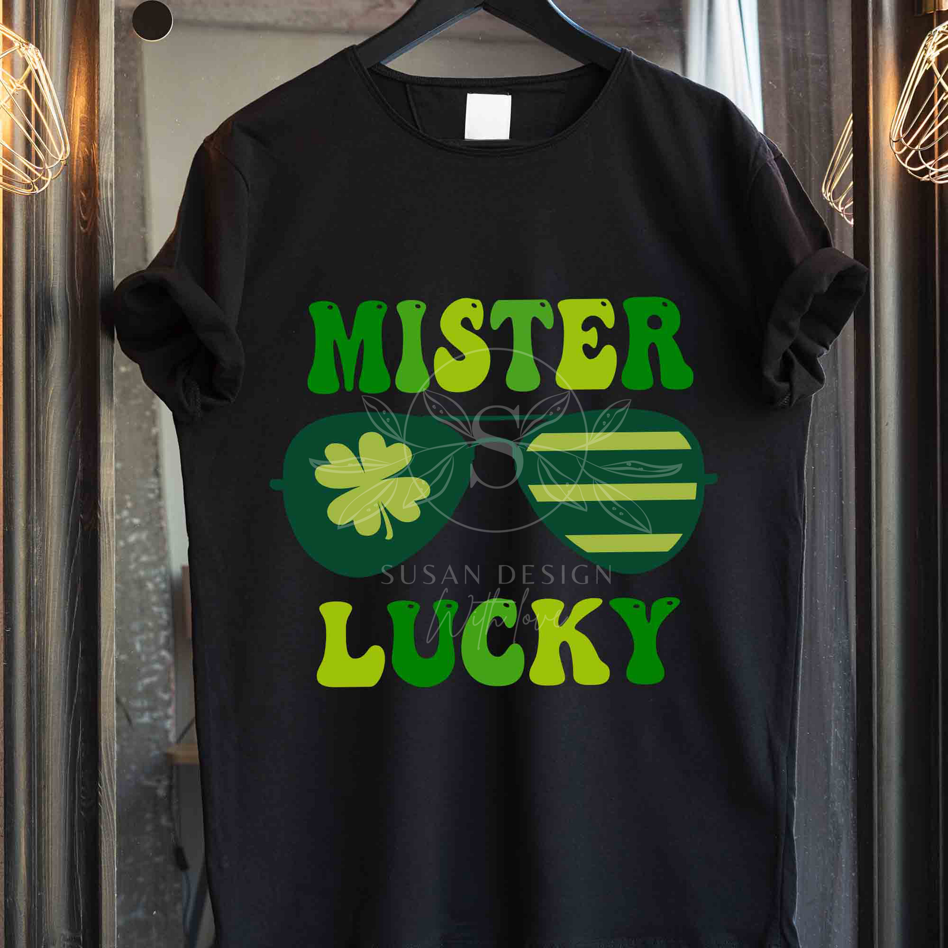 Mister Lucky Sunglasses SVG, St. Patrick Design