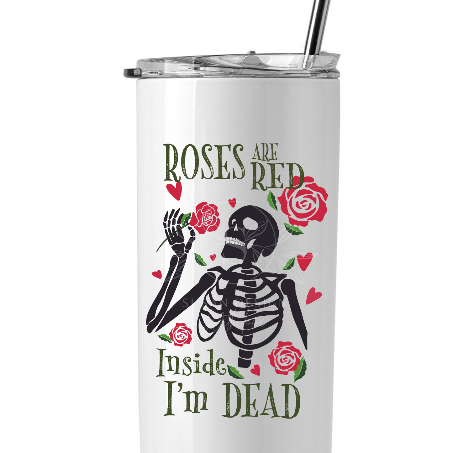 Roses Are Red, Inside I'm Dead SVG, Funny Valentines Quote