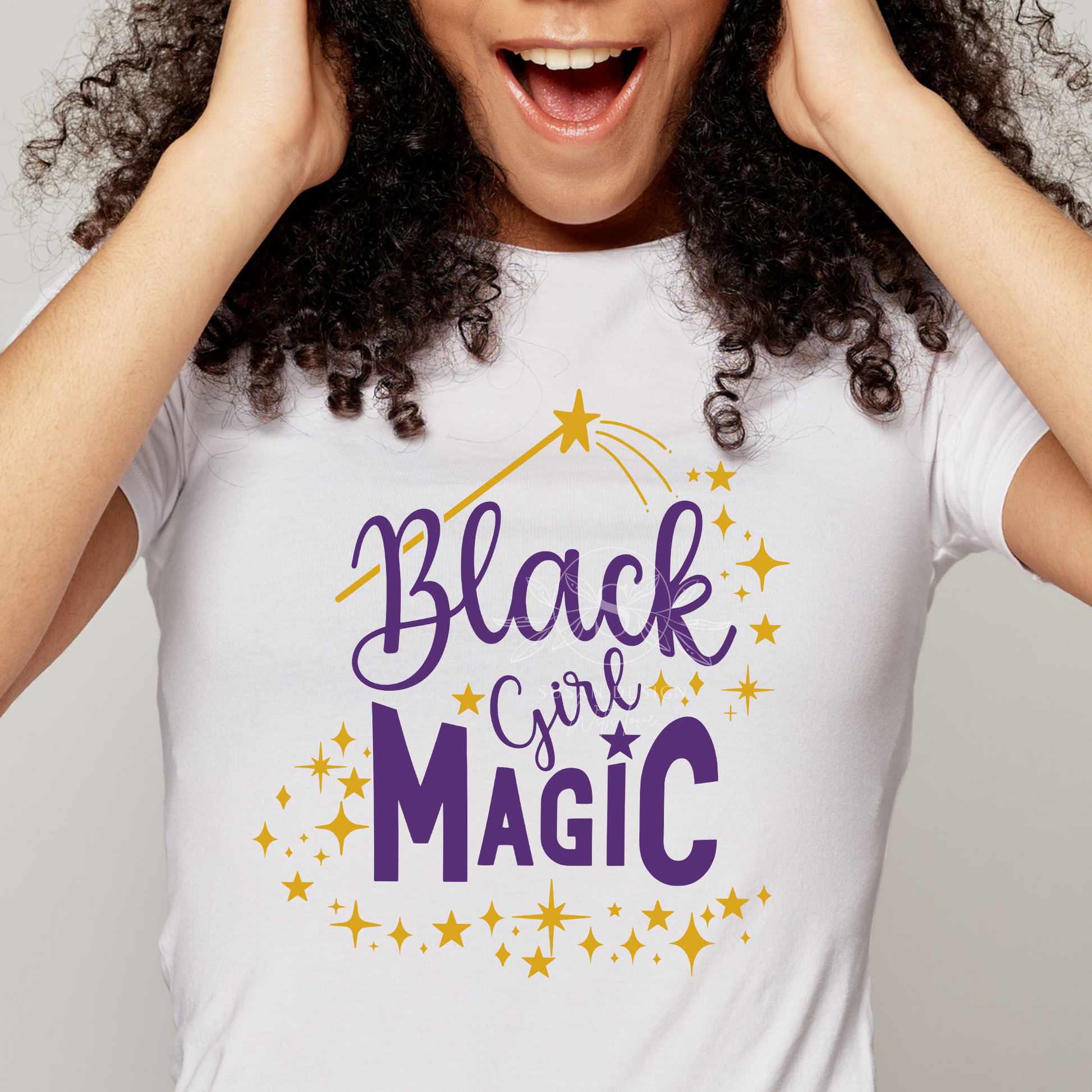 Black Girl Magic SVG files for Cricut Tshirt design