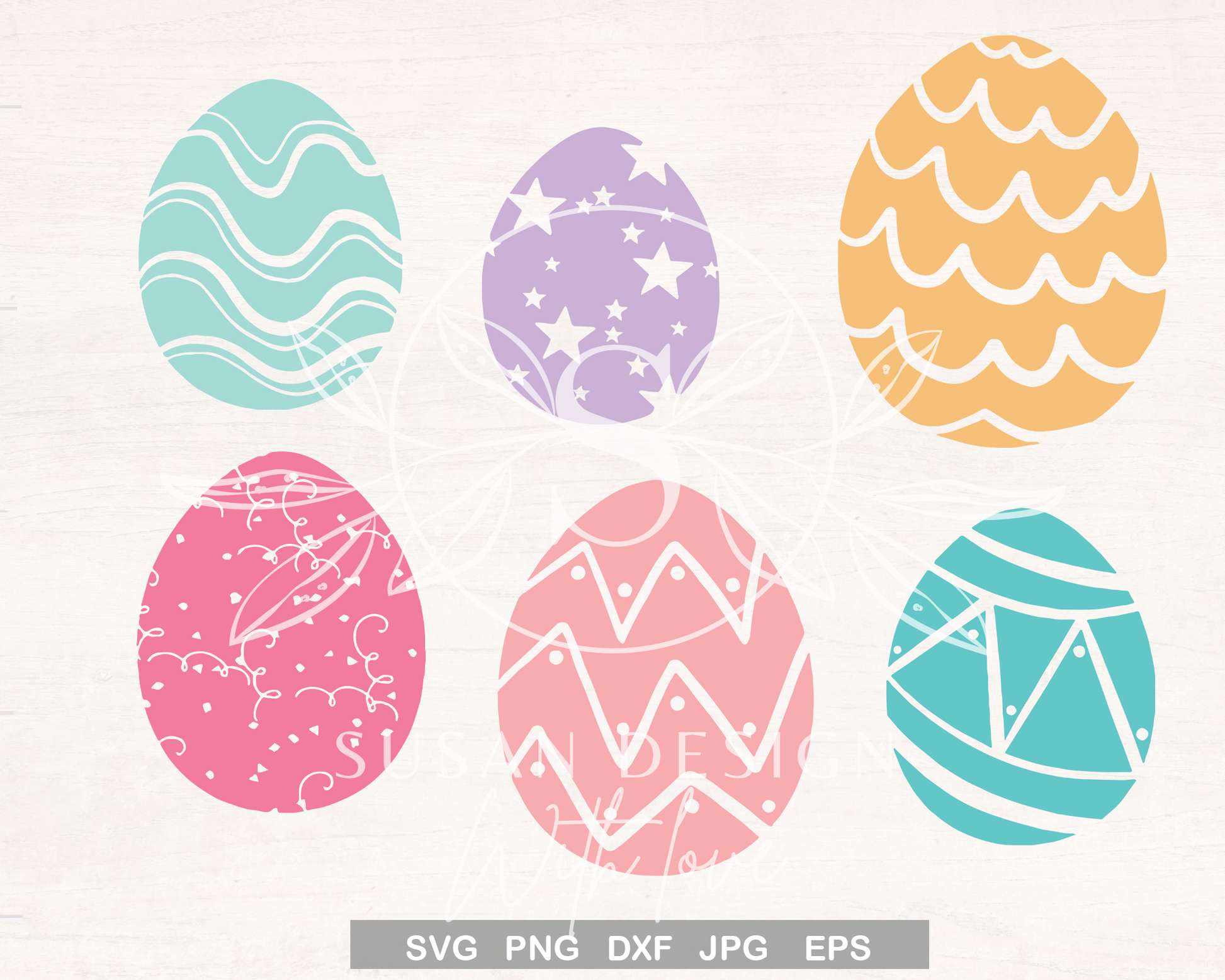 Easter Eggs SVG Bundle