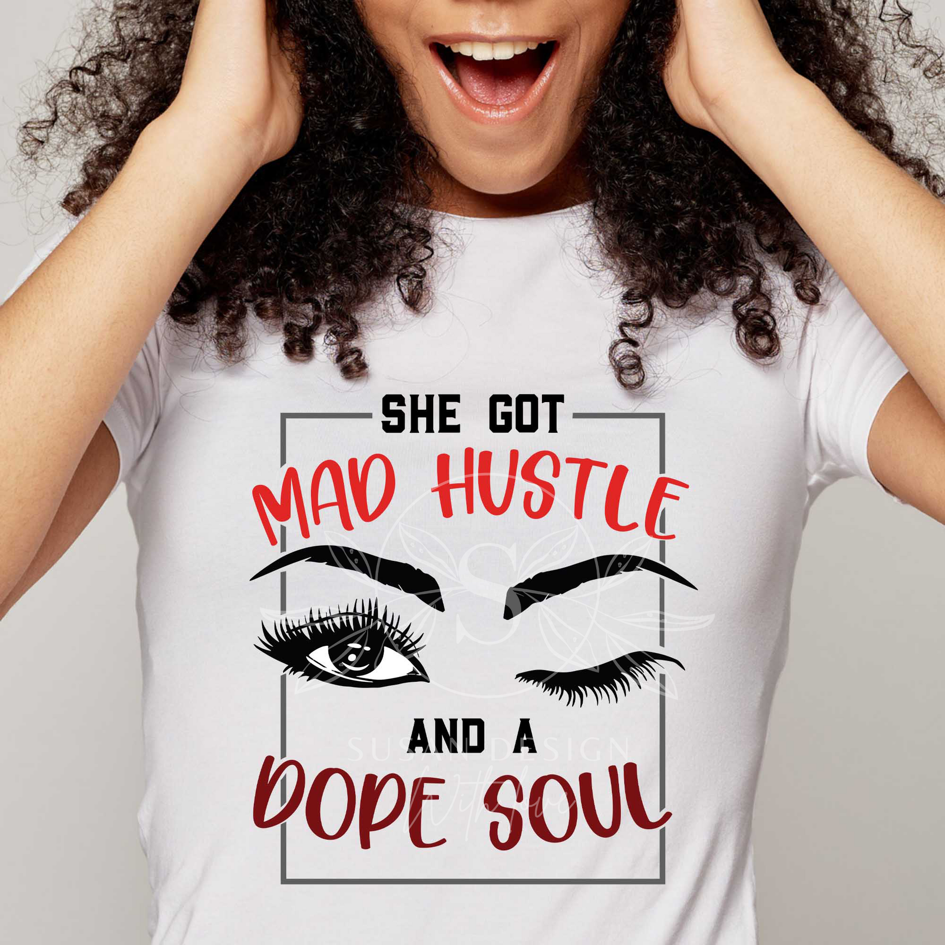 Mad Hustle Dope Soul, Girl Boss SVG