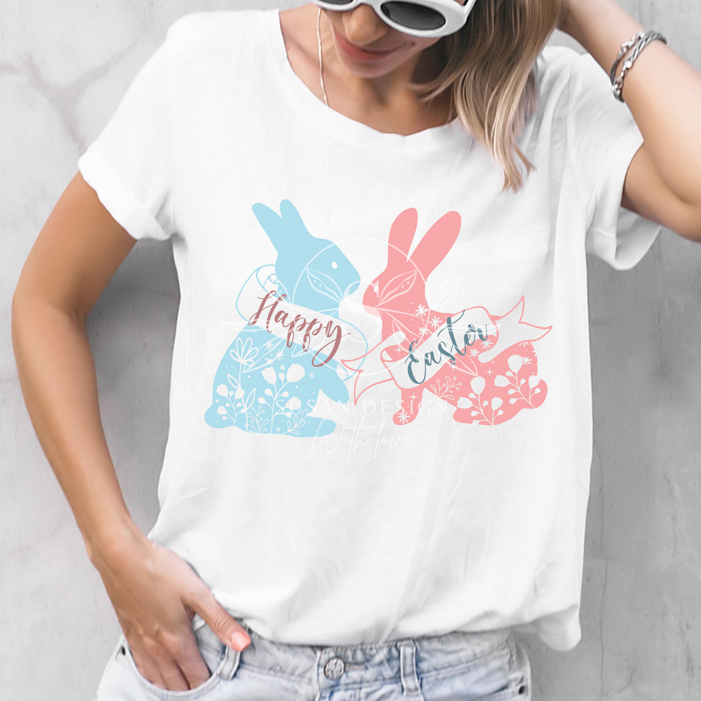 Easter Bunny SVG, Kids Easter