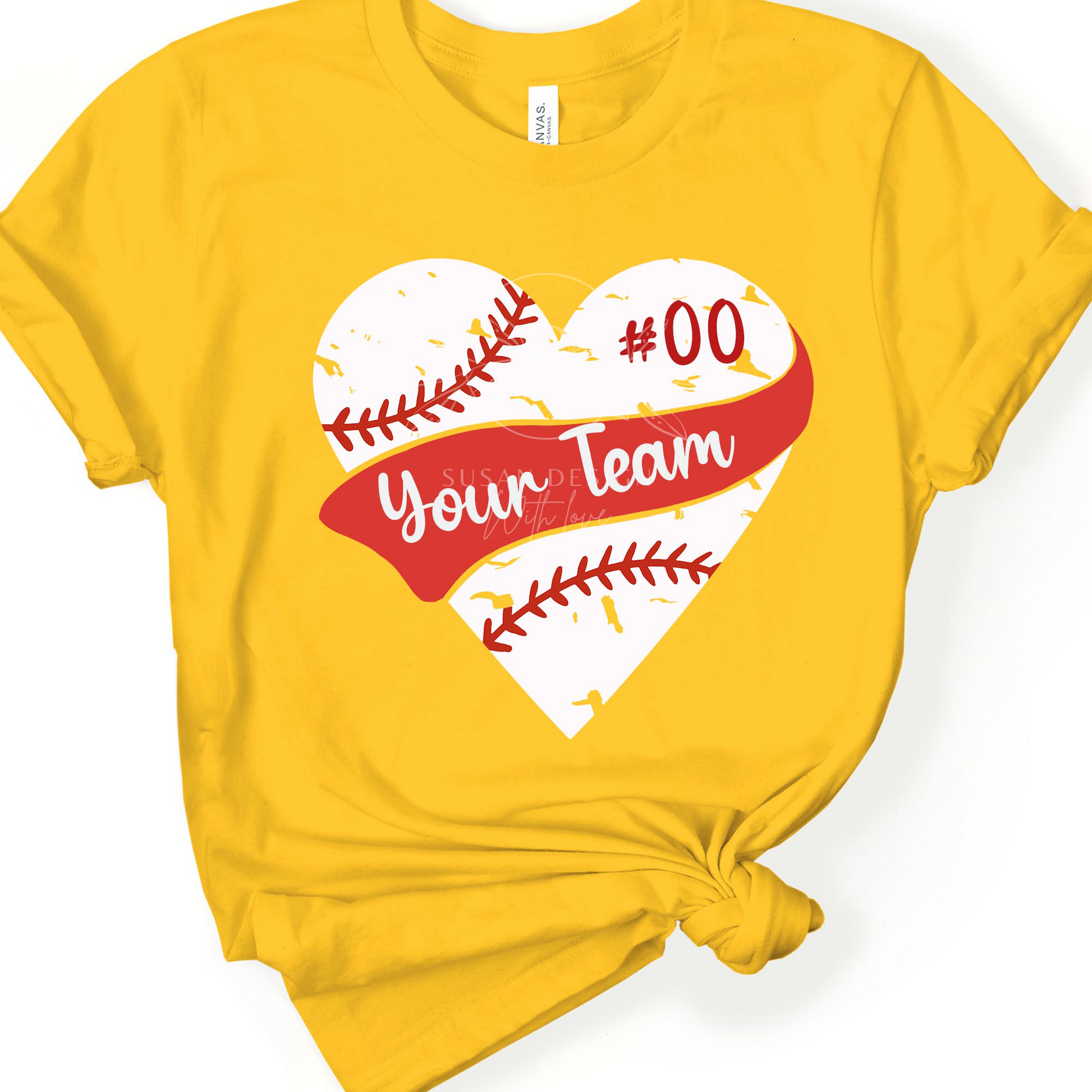 Softball Baseball Heart SVG Bundle