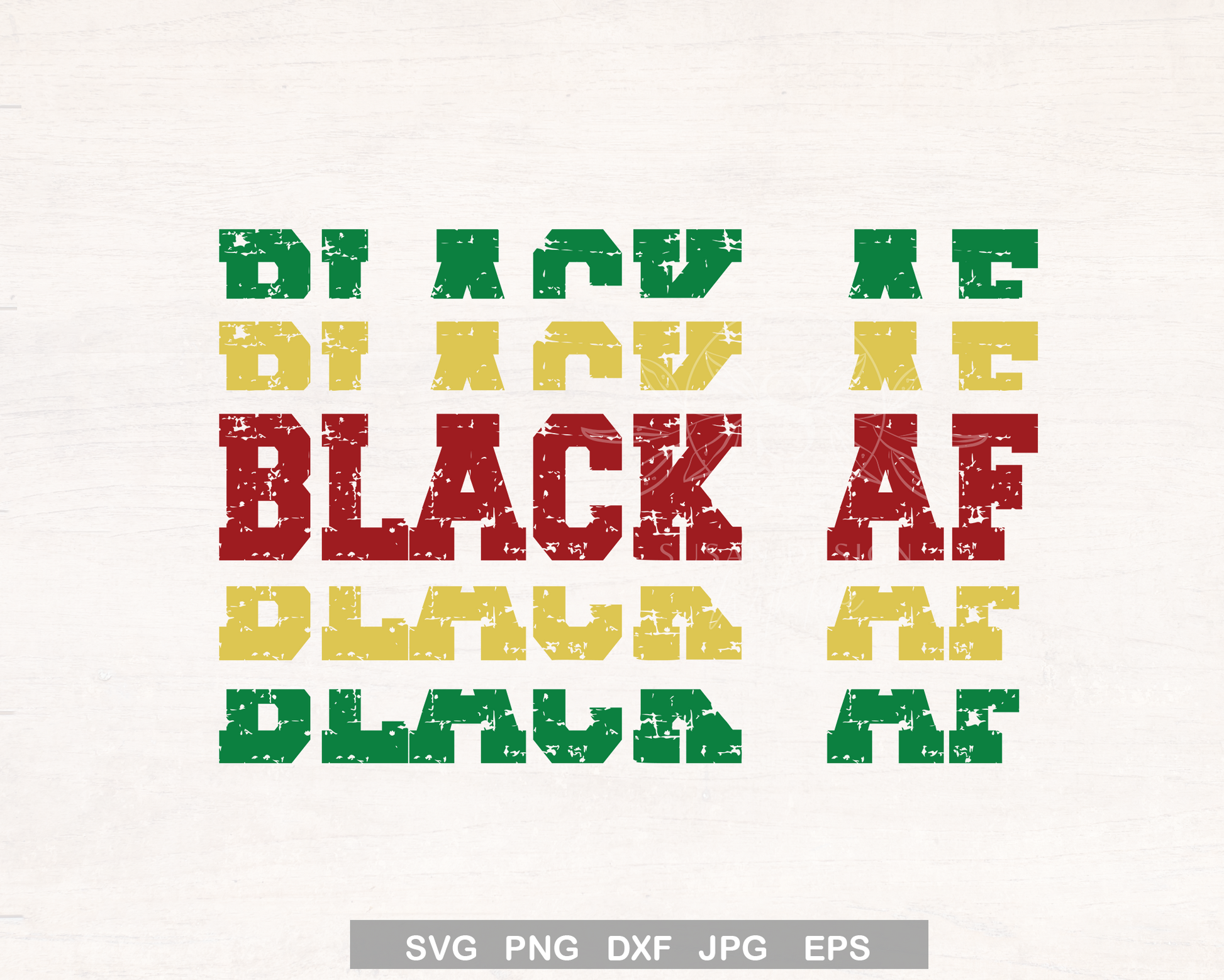 Black AF SVG, Black History Month design for Black pride, Juneteenth and Black life matter