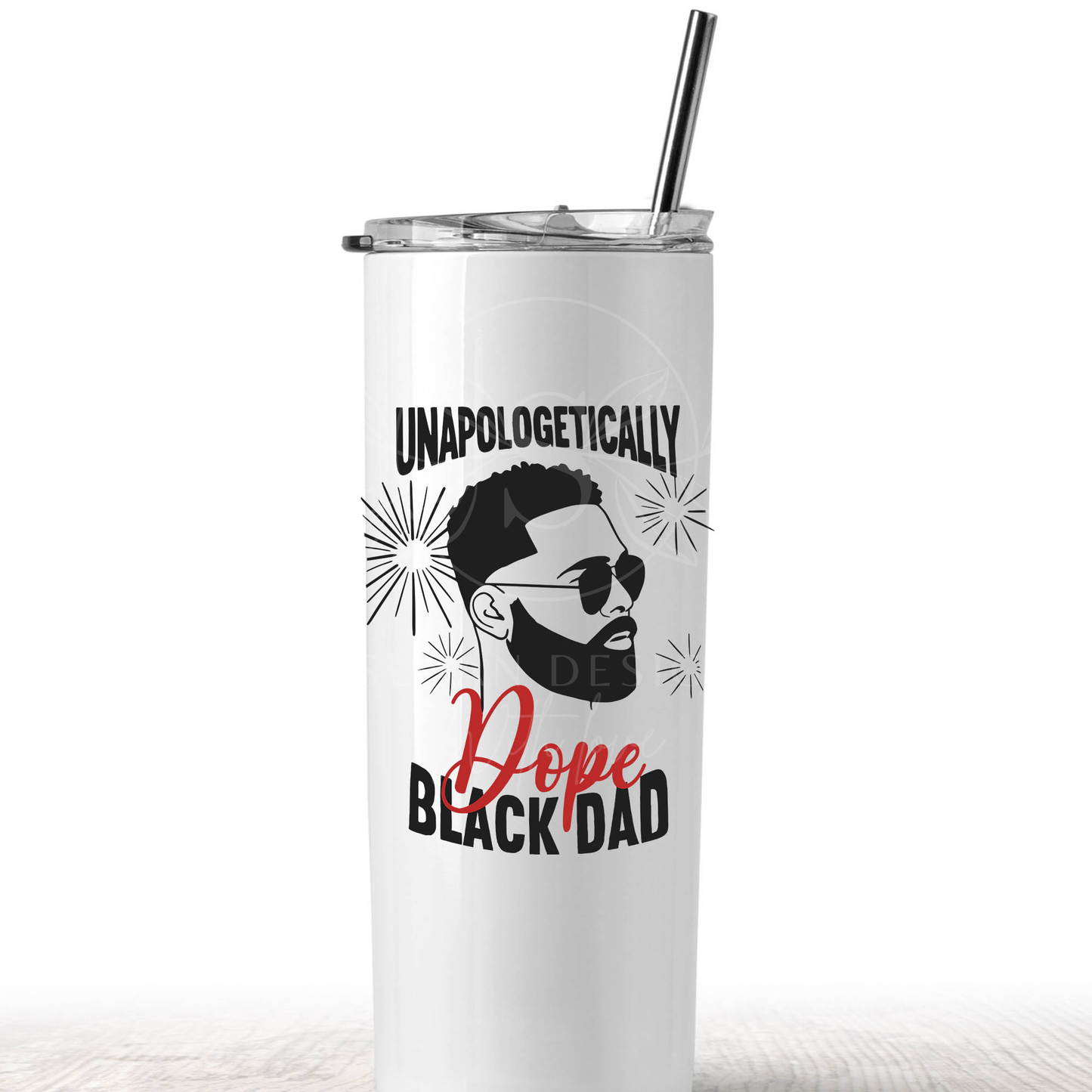 Unapologetically Dope Black Dad with Beard and Sunglass SVG, Black Fathers day