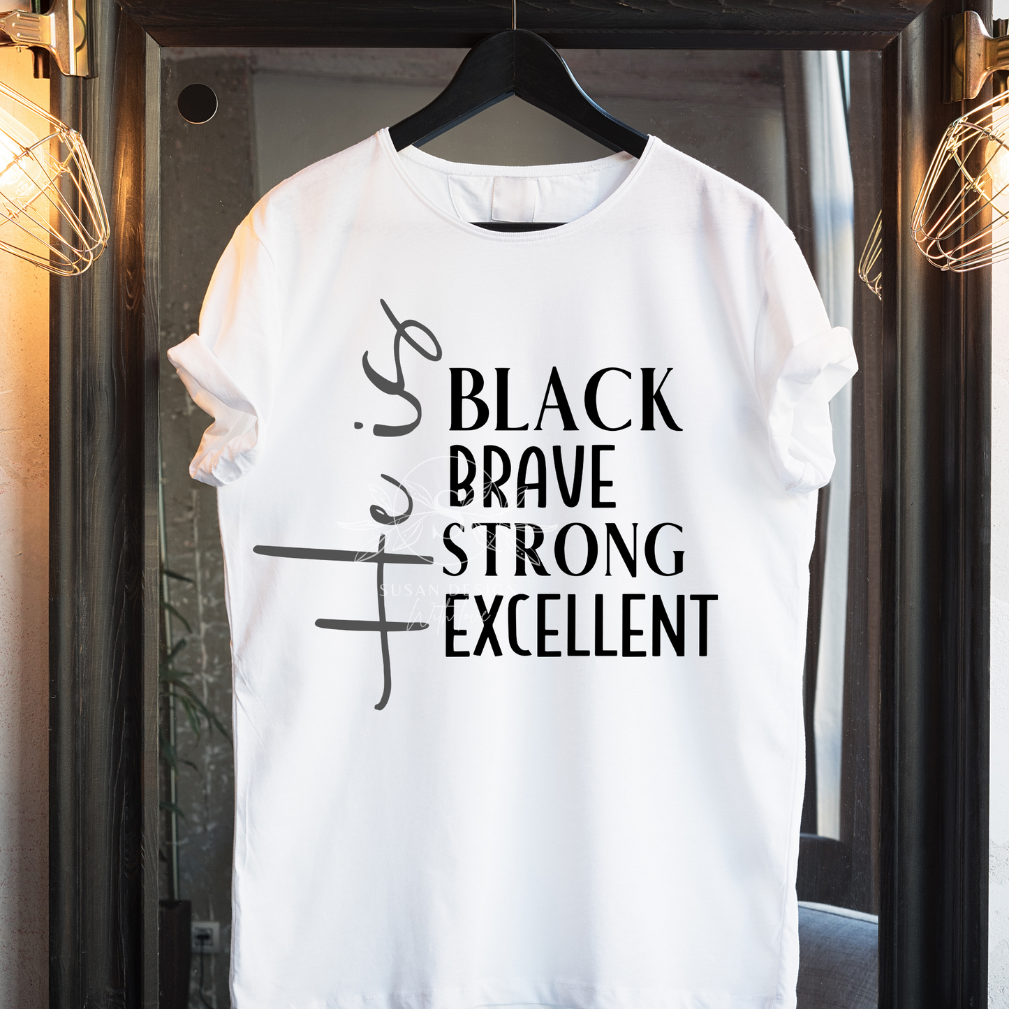 He is Black Excellence SVG file for Cricut shirt design