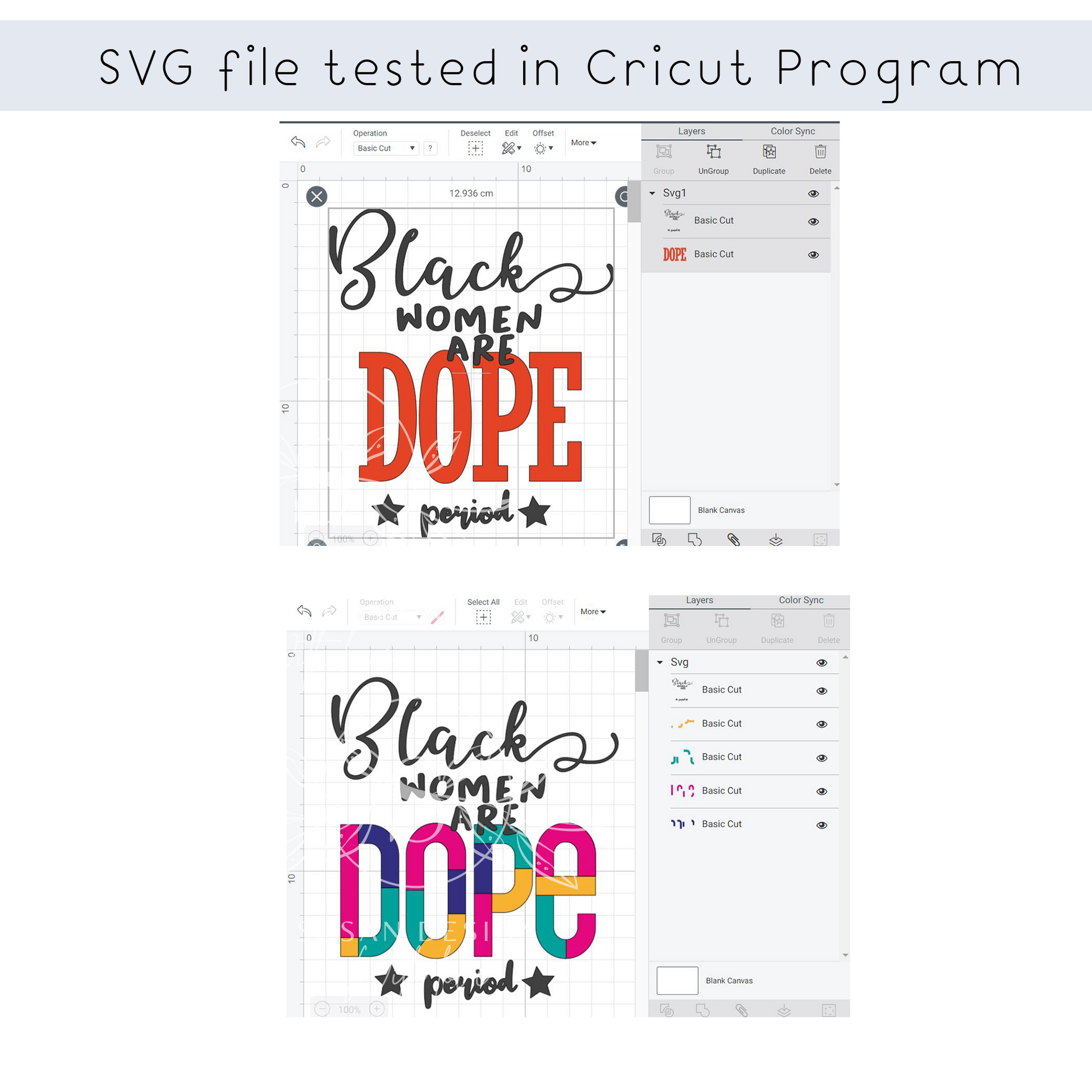 Dope Black woman SVG file for cricut shirt design