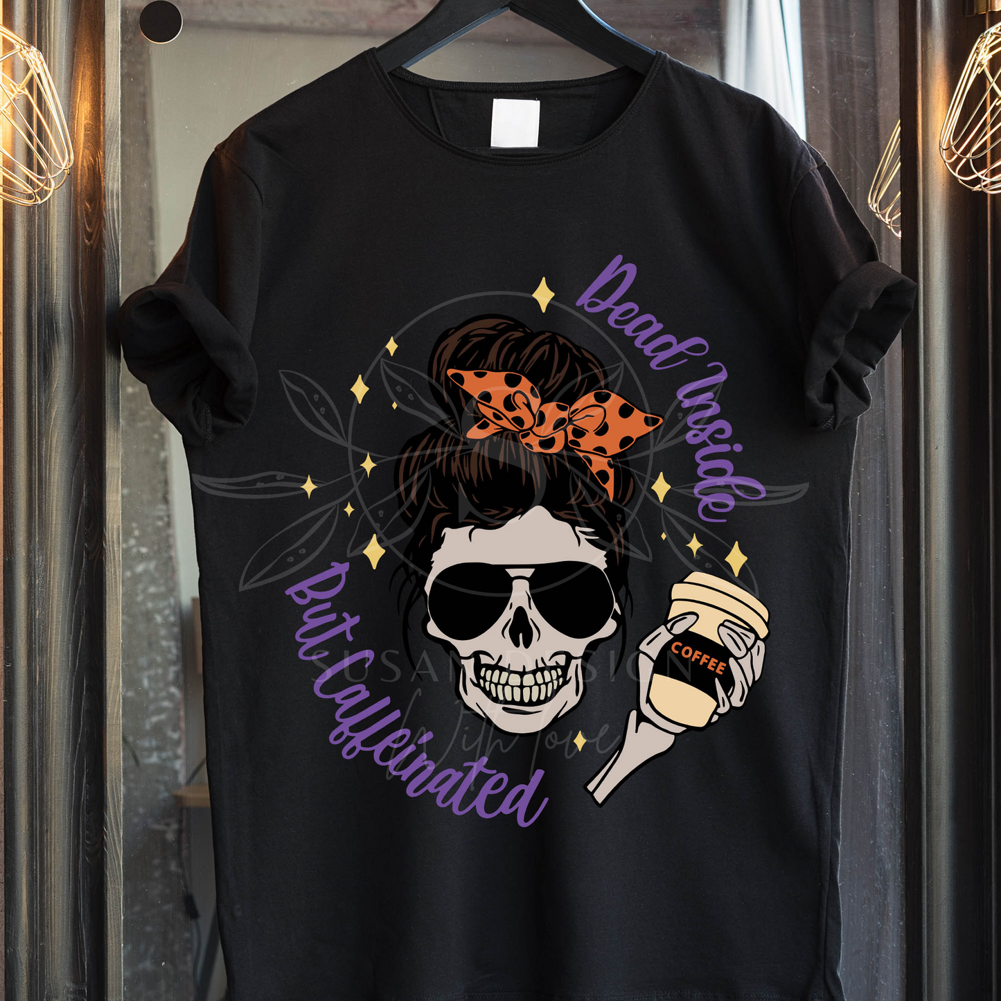 Dead Inside but Caffenated SVG, Halloween Design