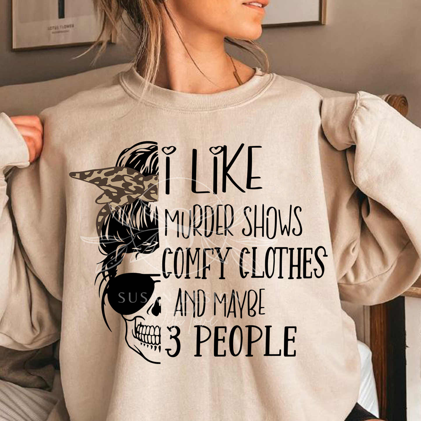 Funny Halloween Quote, Murder show, SVG