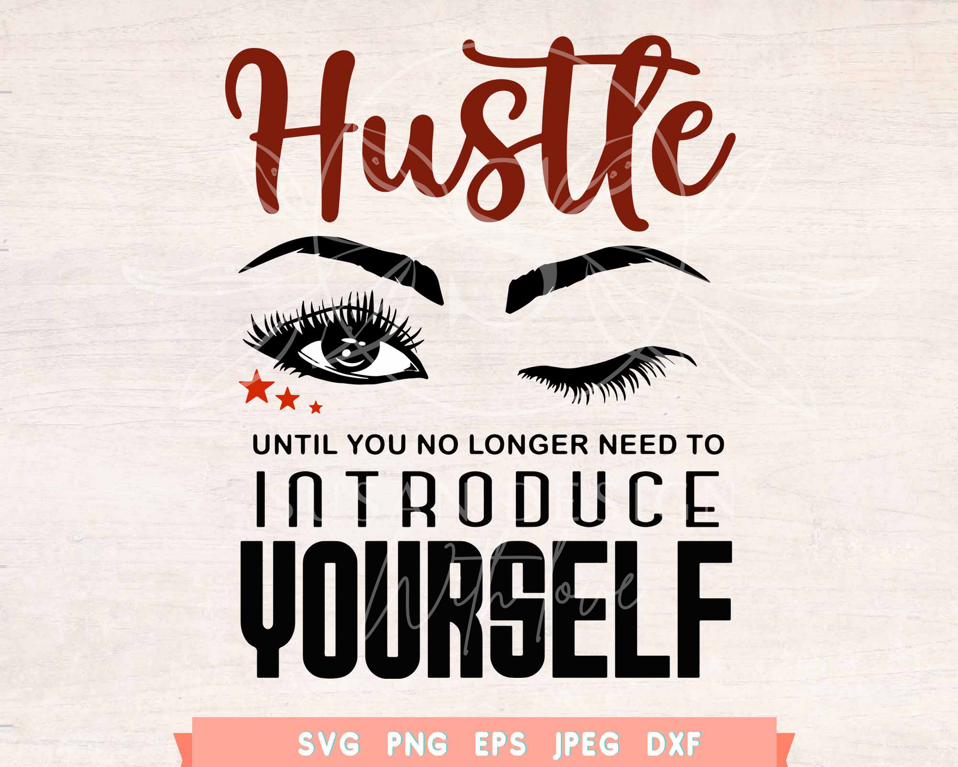 Hustle Girl Boss SVG