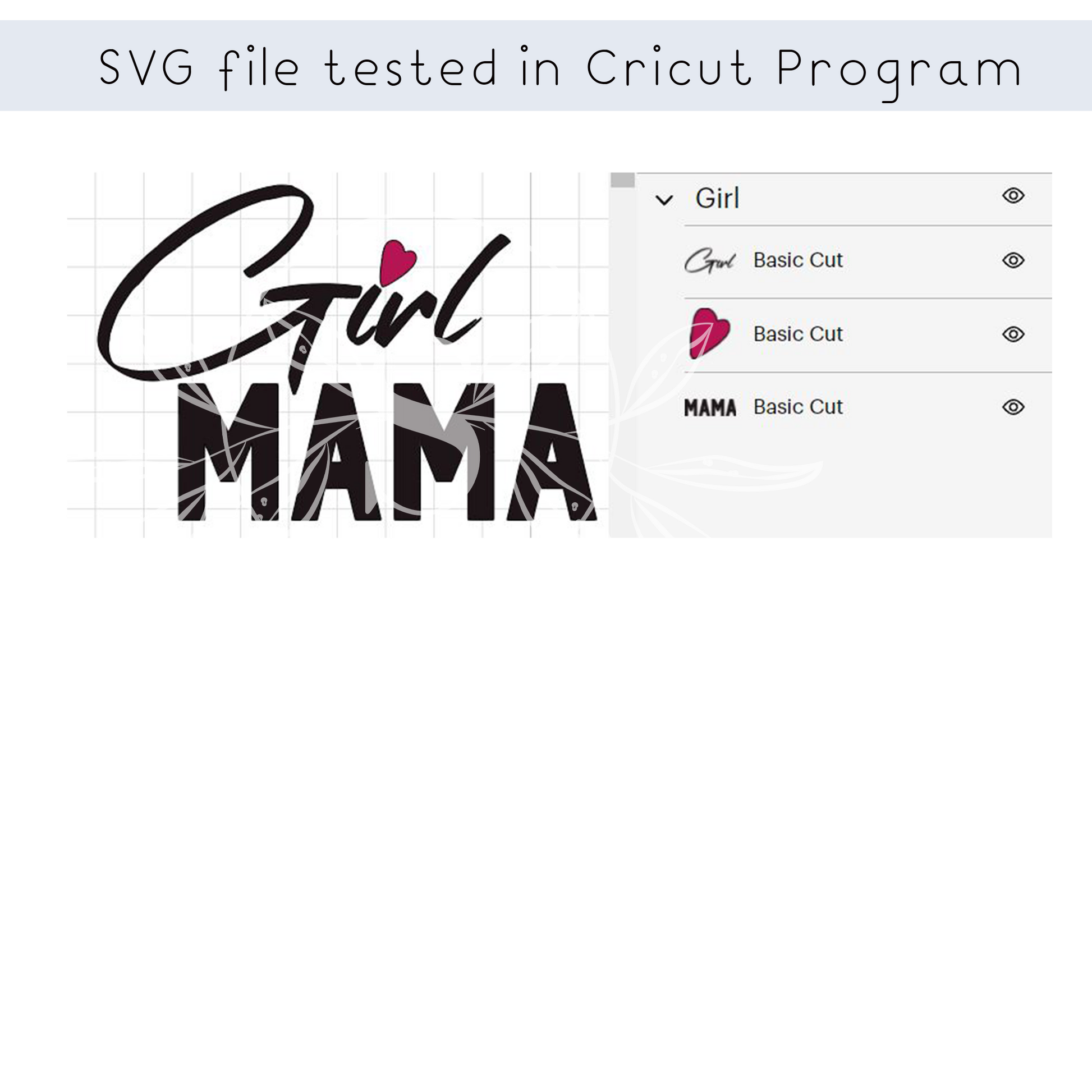 Girl Mama SVG