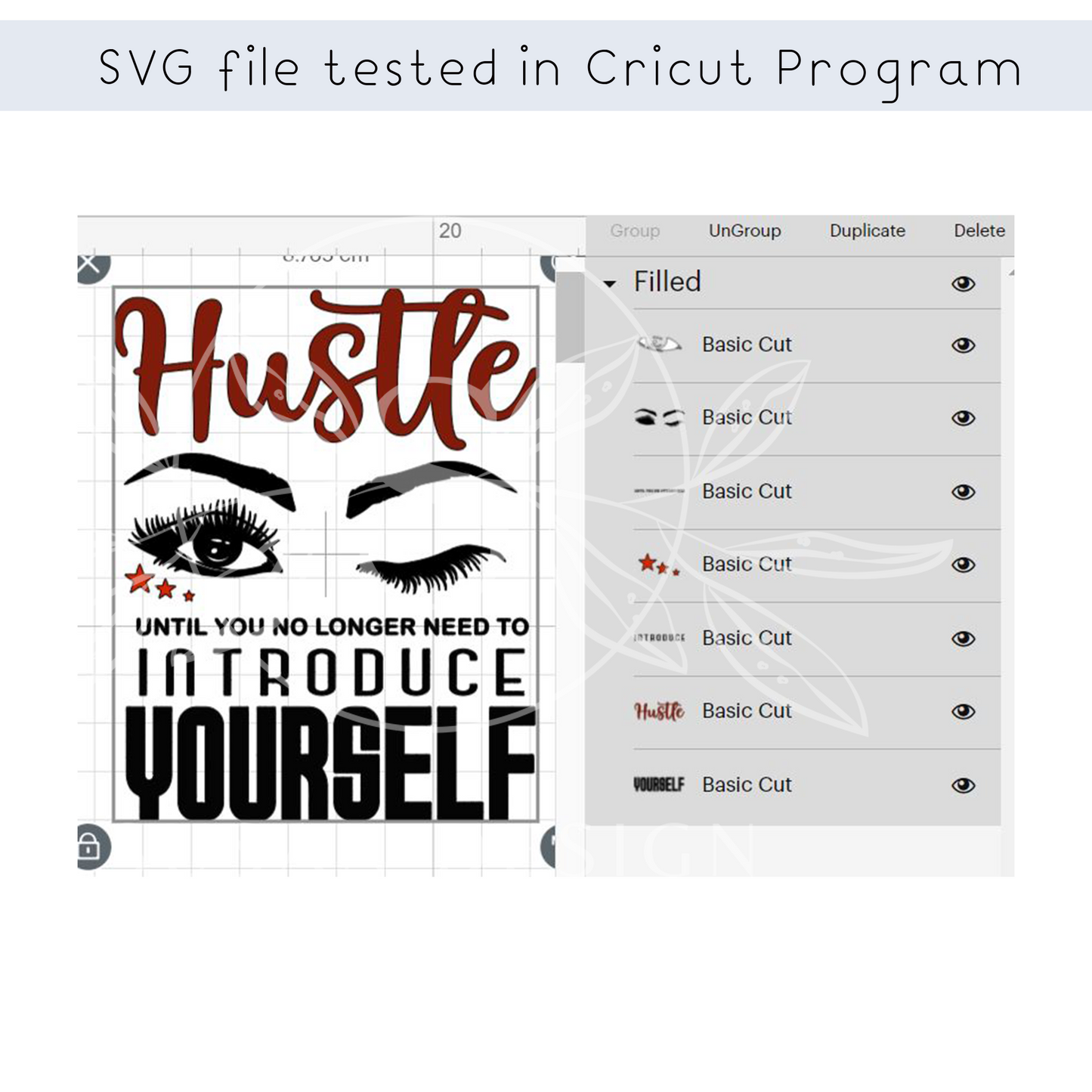 Hustle Girl Boss SVG