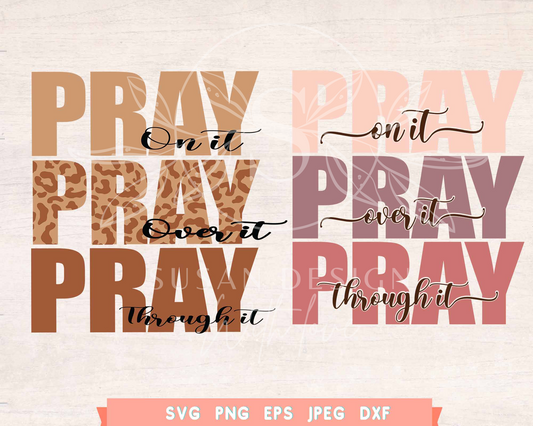 Praying SVG Bundle for God, religious