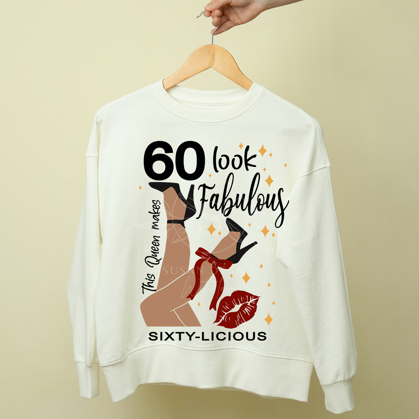 Sixty-licious, Fabulous, 60th Birthday SVG