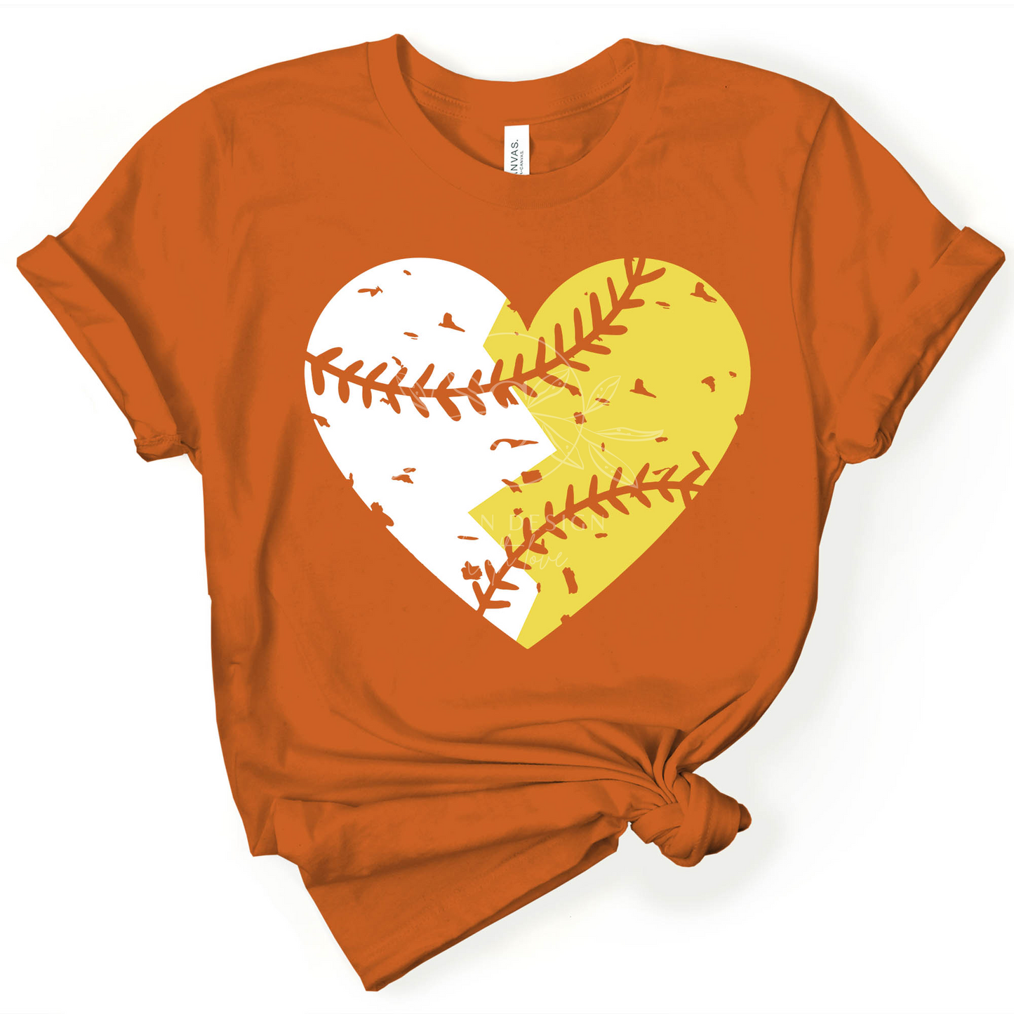 Softball and Baseball Heart SVG Bundle