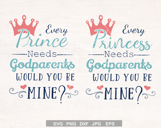 Baby Boy and Baby Girl Christening SVG