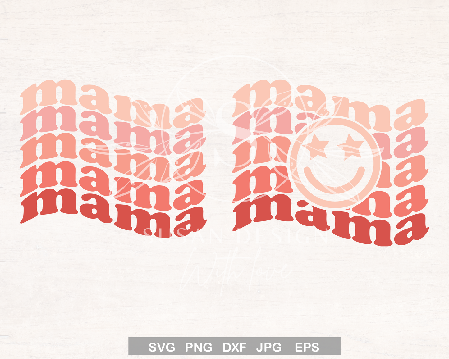 Mama Smiley SVG