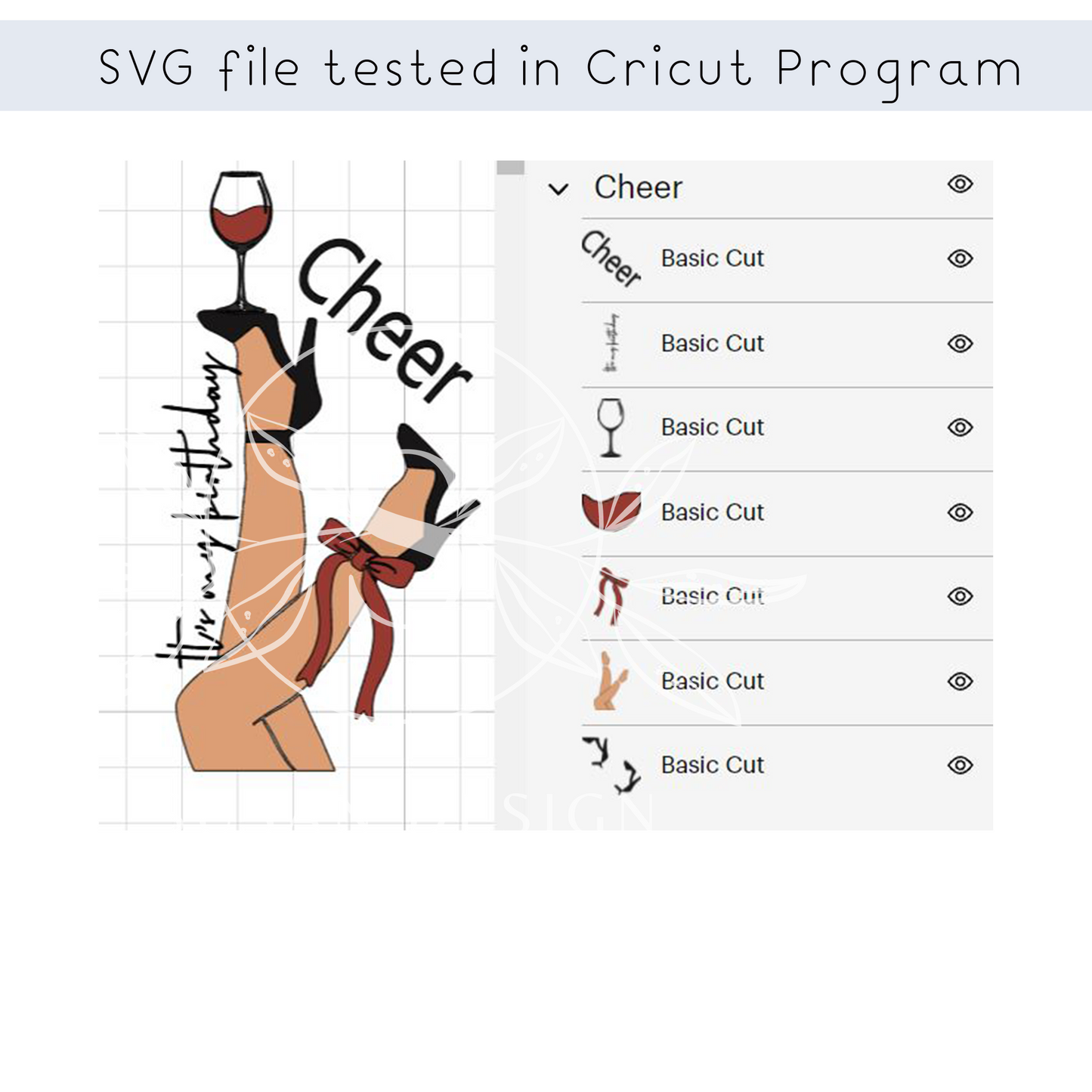 Cheer, It is my Birthday SVG