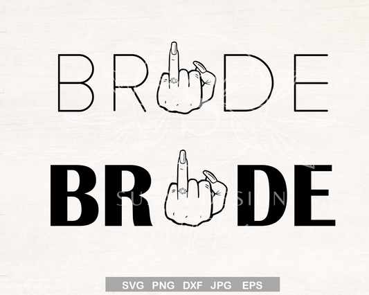 Wedding finger Bride svg, Bachelorette Party Svg