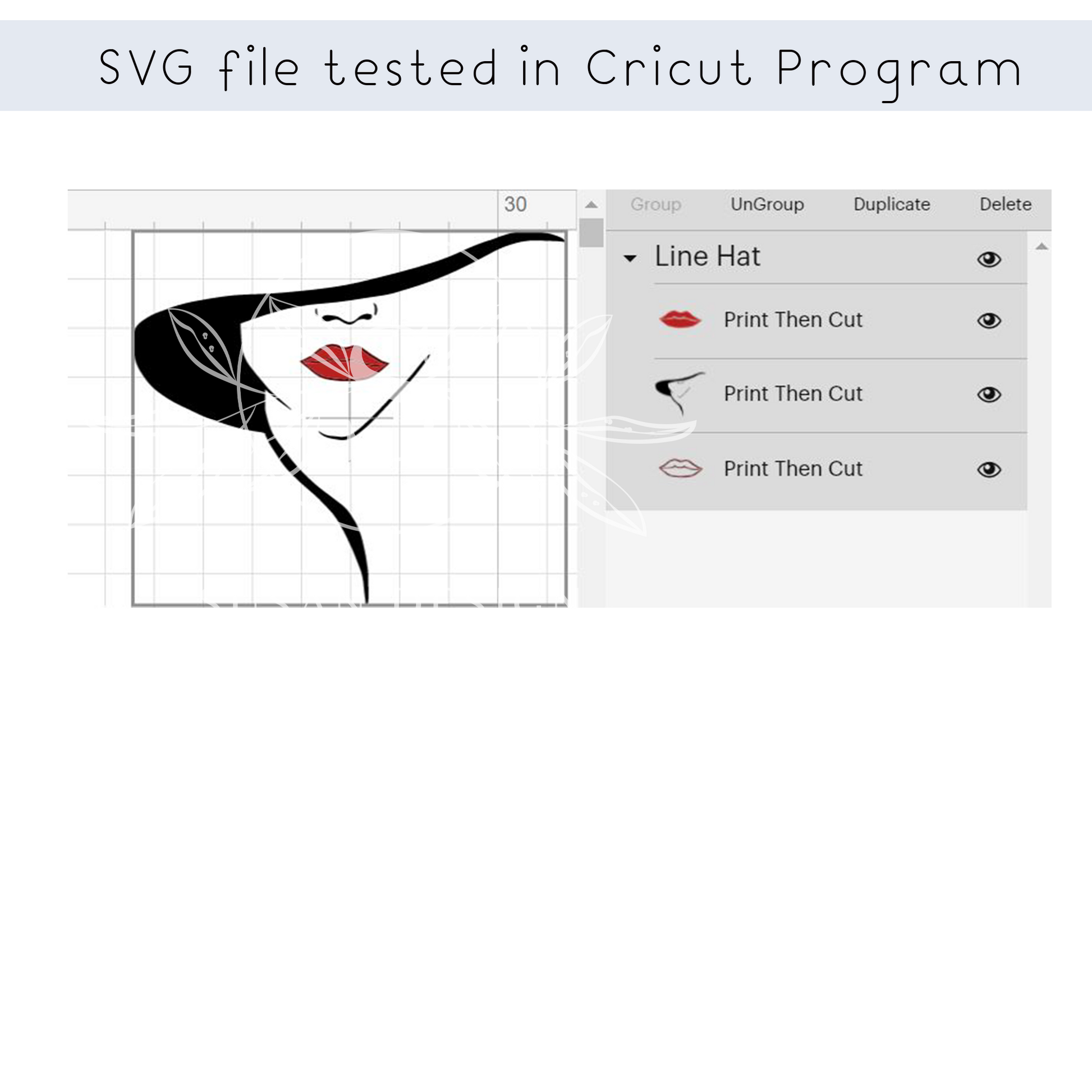 Black Woman Classic Look with Hat red lip SVG Bundle